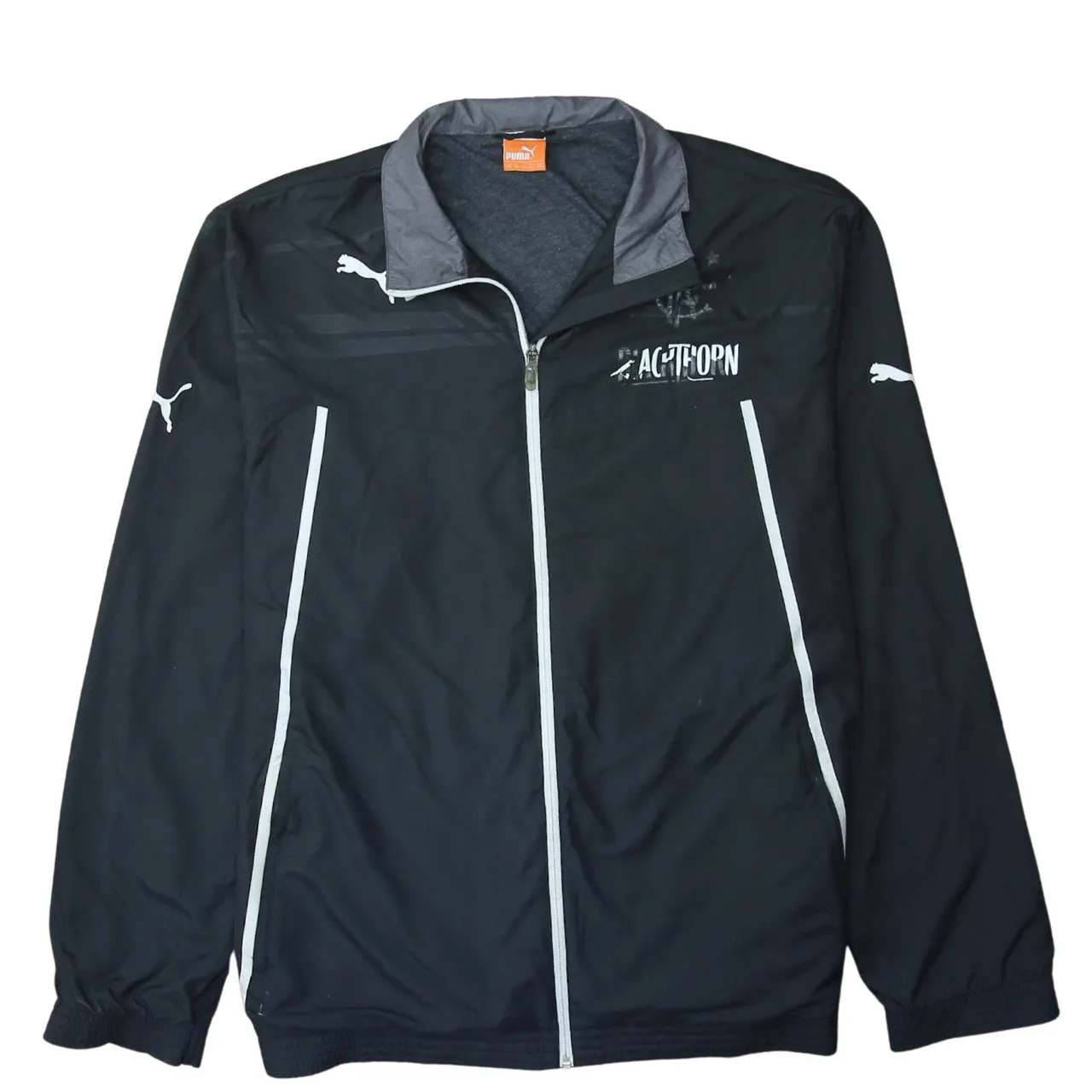 Puma 90's Lightweight Full Zip Up Windbreaker XXLarge (2XL) Black sold by Vintage Club