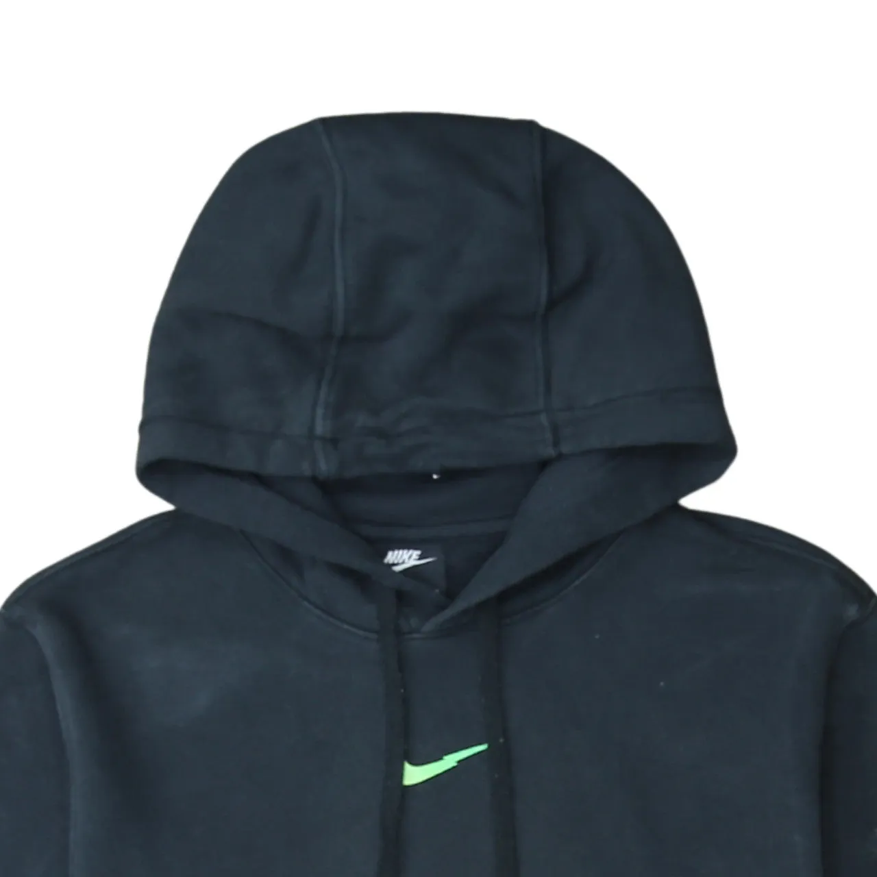 Nike 90's Center Middle Swoosh Pullover Hoodie Small Black sold by Vintage Club product image thumbnail 3