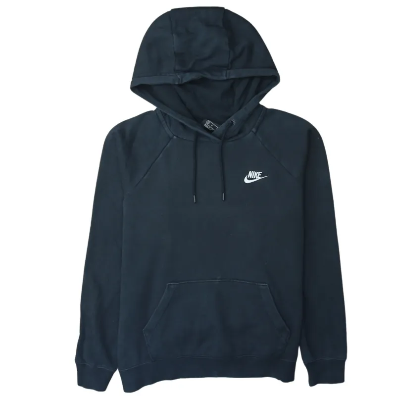 Nike 90's Swoosh Pullover Hoodie Medium Black sold by Vintage Club