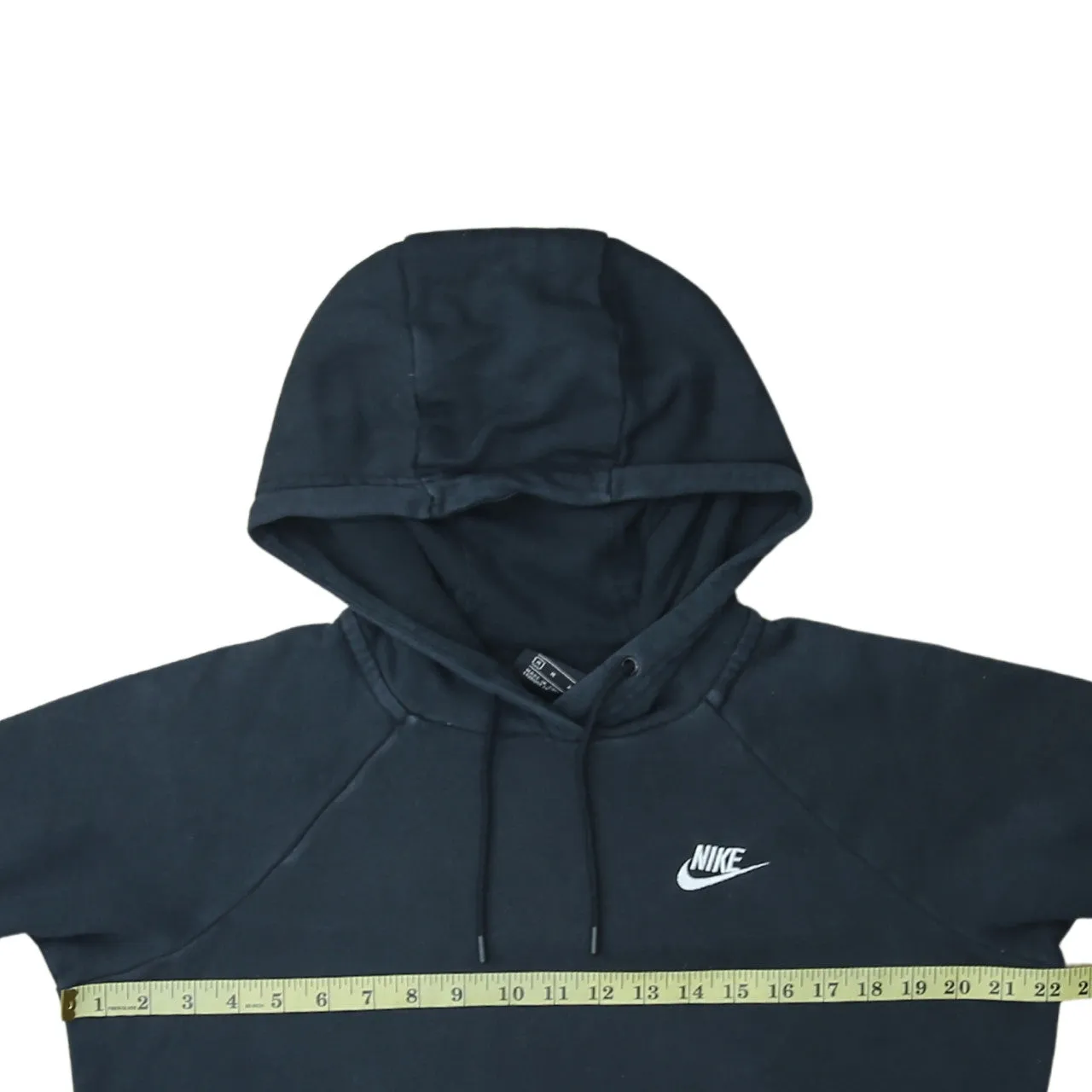Nike 90's Swoosh Pullover Hoodie Medium Black sold by Vintage Club product image thumbnail 5