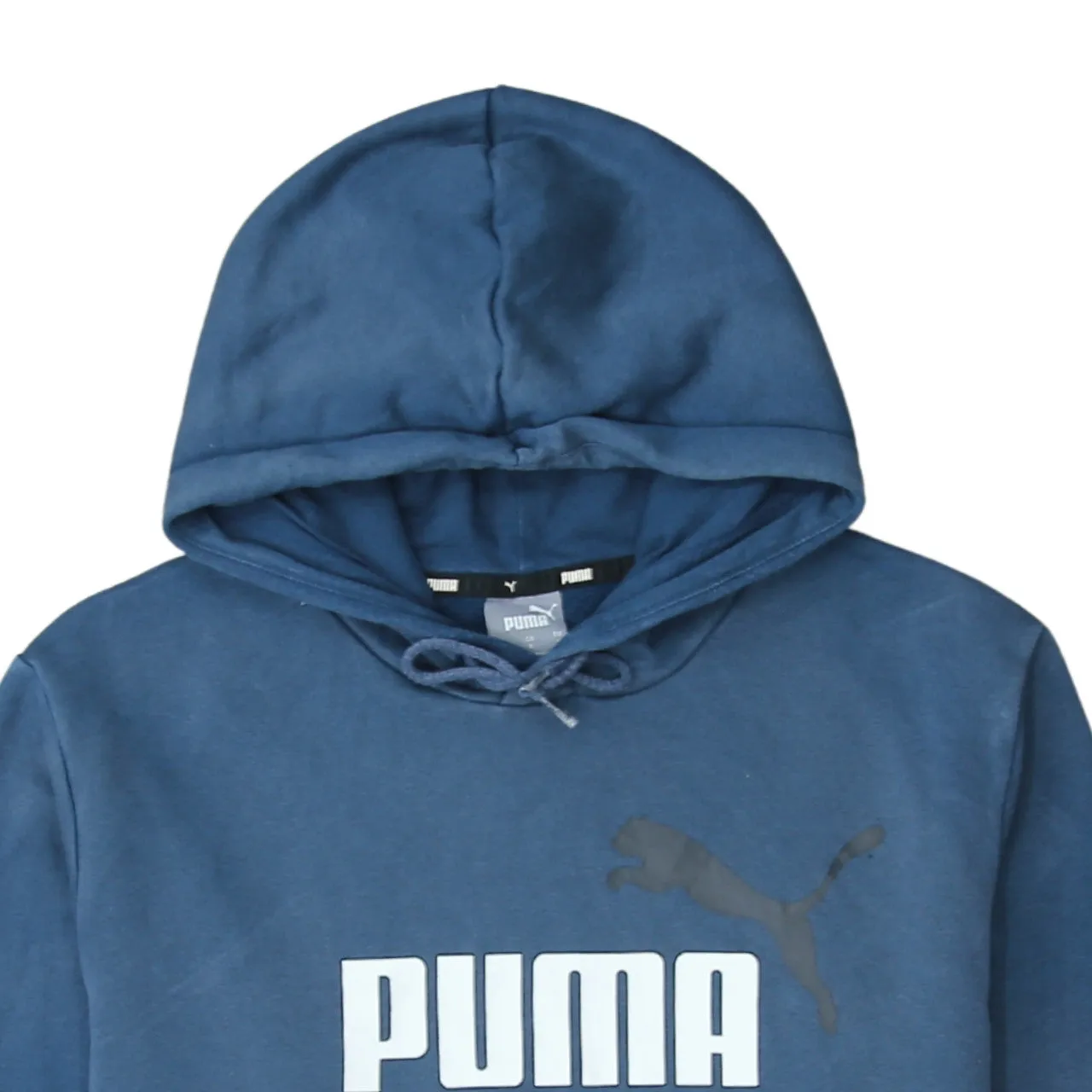 Puma 90's Spellout Pullover Hoodie Large Blue sold by Vintage Club product image thumbnail 3