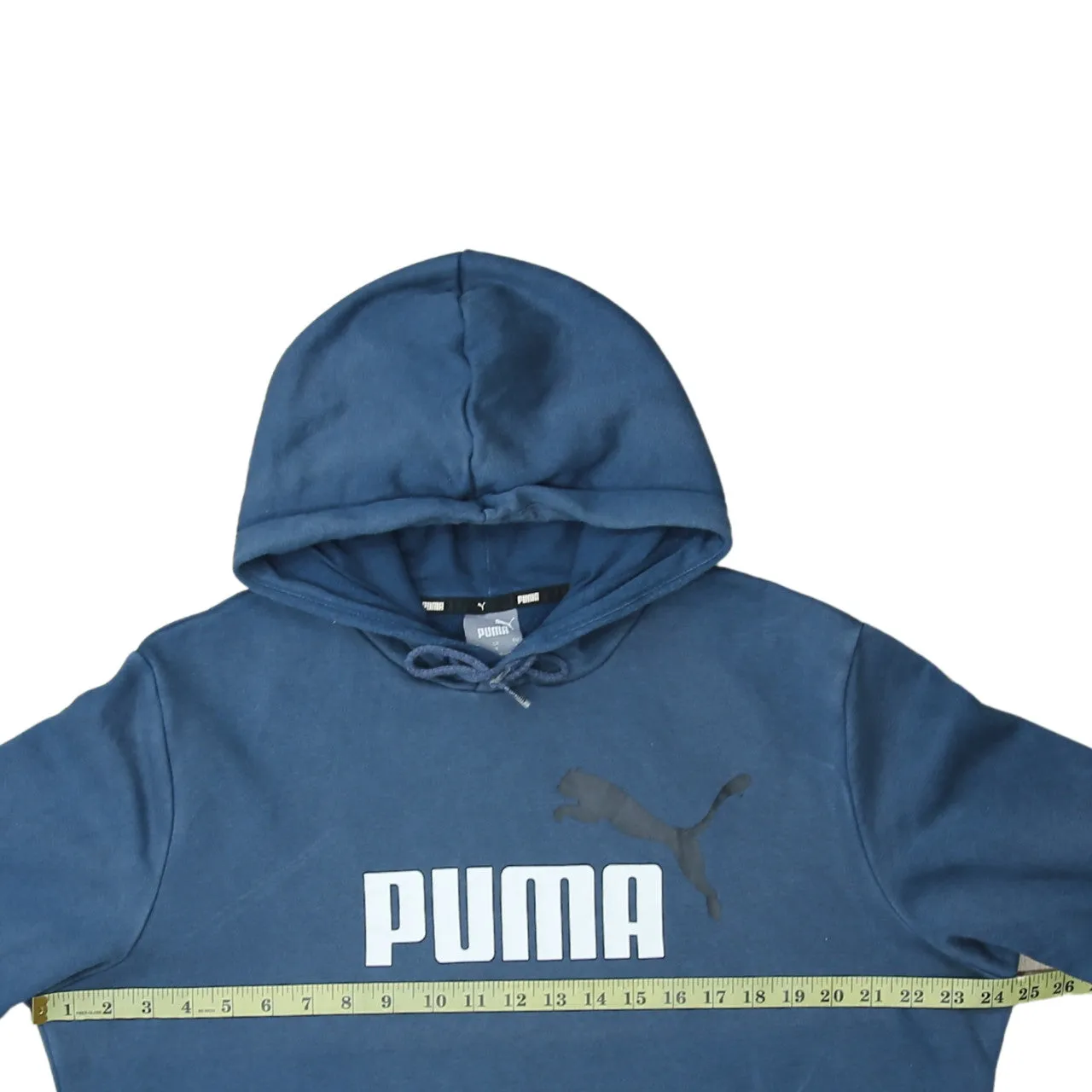 Puma 90's Spellout Pullover Hoodie Large Blue sold by Vintage Club product image thumbnail 5