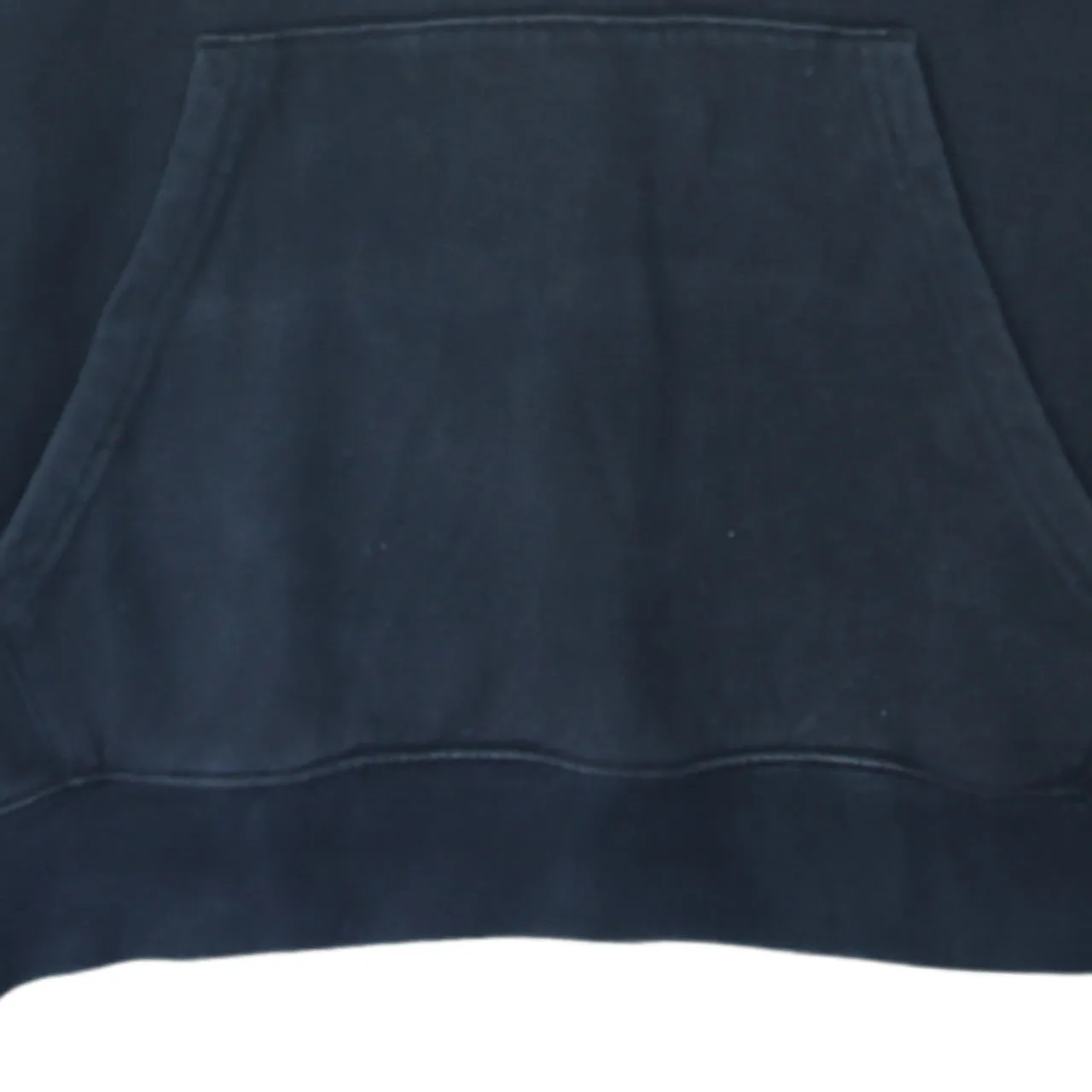 Champion Black Hoodie Women’s Large Printed Chest Logo Front Pocket Pullover Sweatshirt sold by Vintage Club product image thumbnail 4