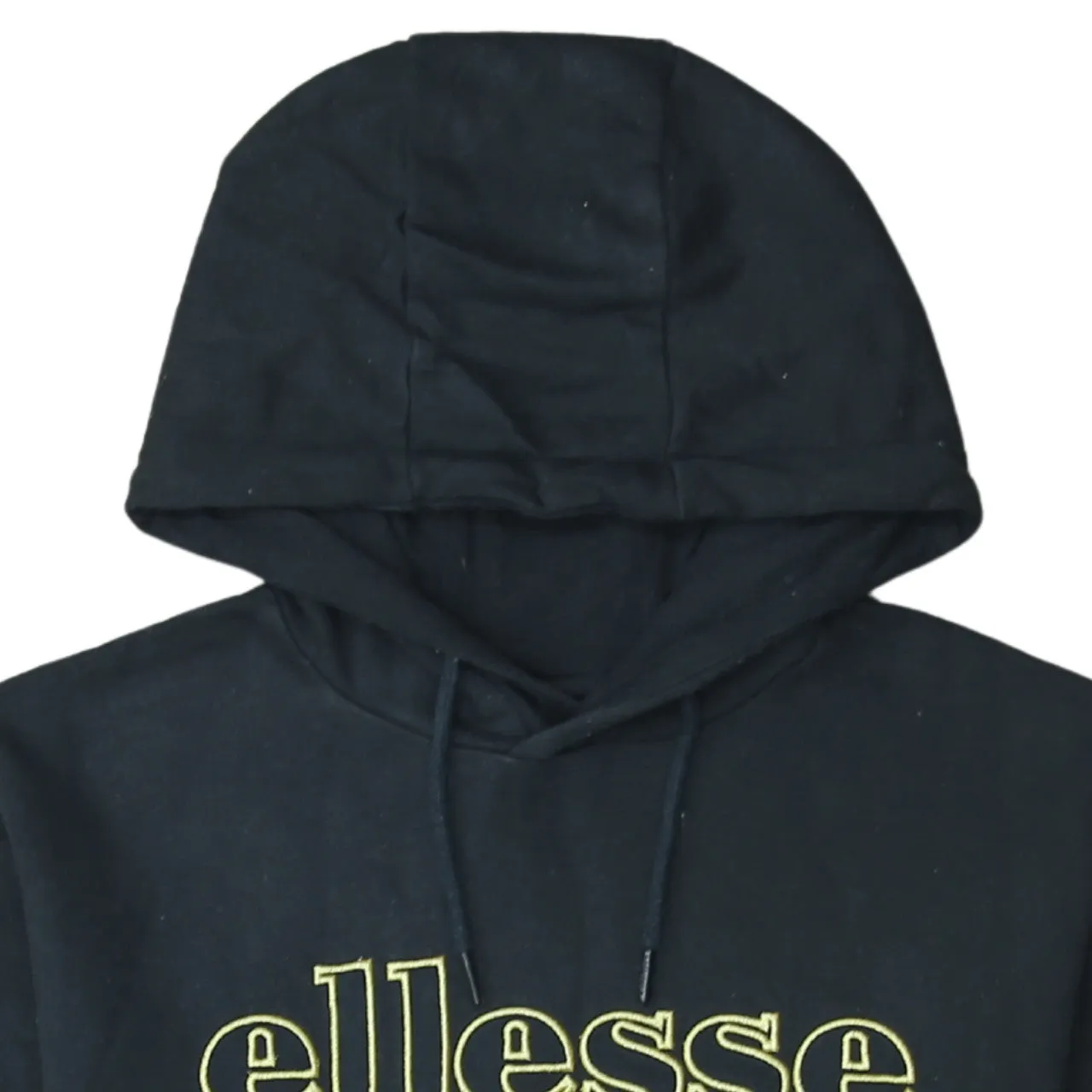 Ellesse 90's Spellout Pullover Hoodie Medium Black sold by Vintage Club product image thumbnail 3