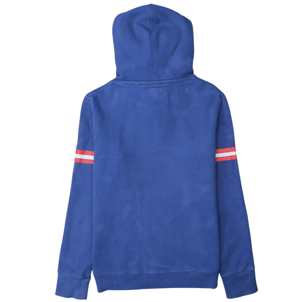 Super Dry 90's Spellout Pullover Hoodie Small Blue sold by Vintage Club product image thumbnail 2