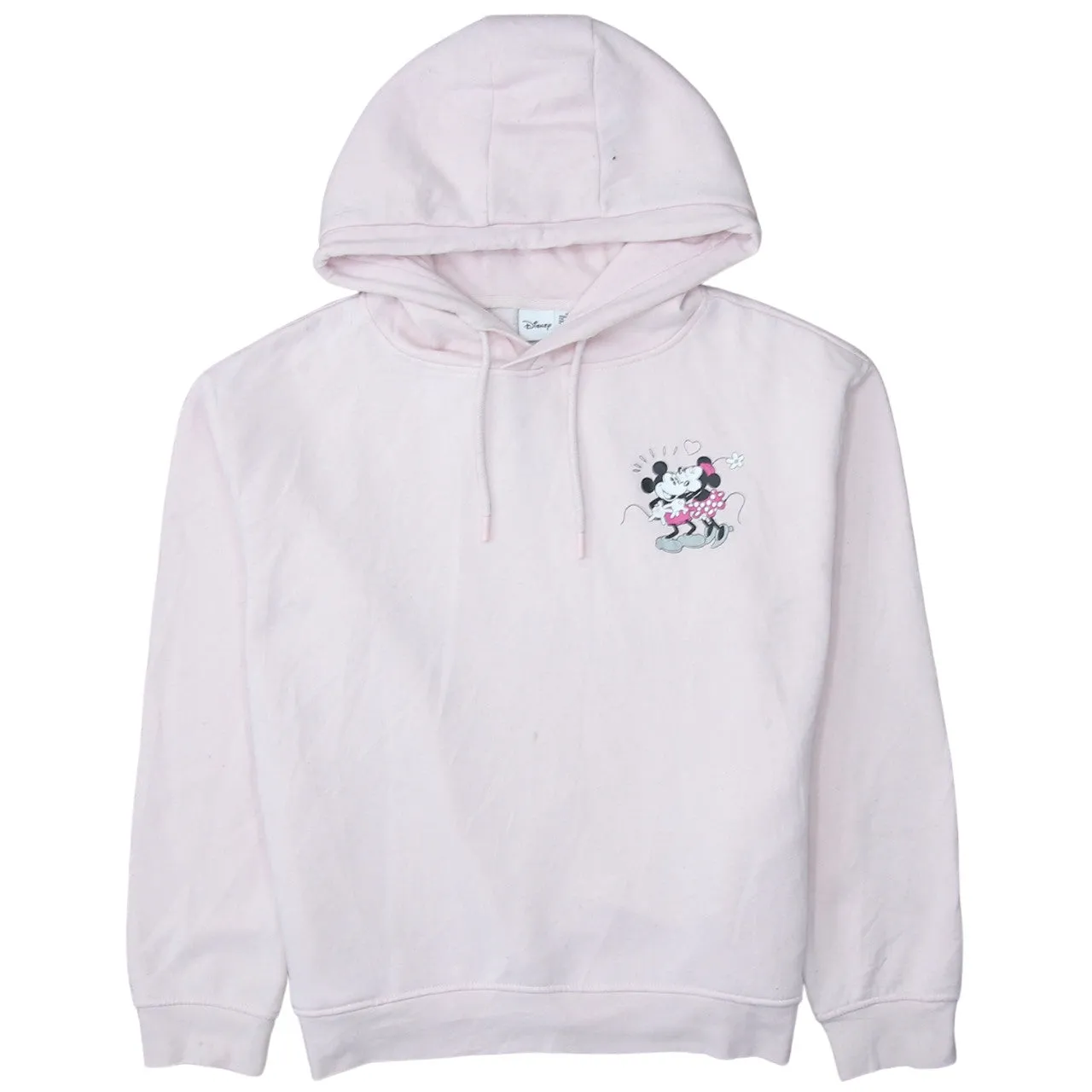 Disney 90's Mickey & Minnie Mouse Pullover Hoodie Medium Pink sold by Vintage Club
