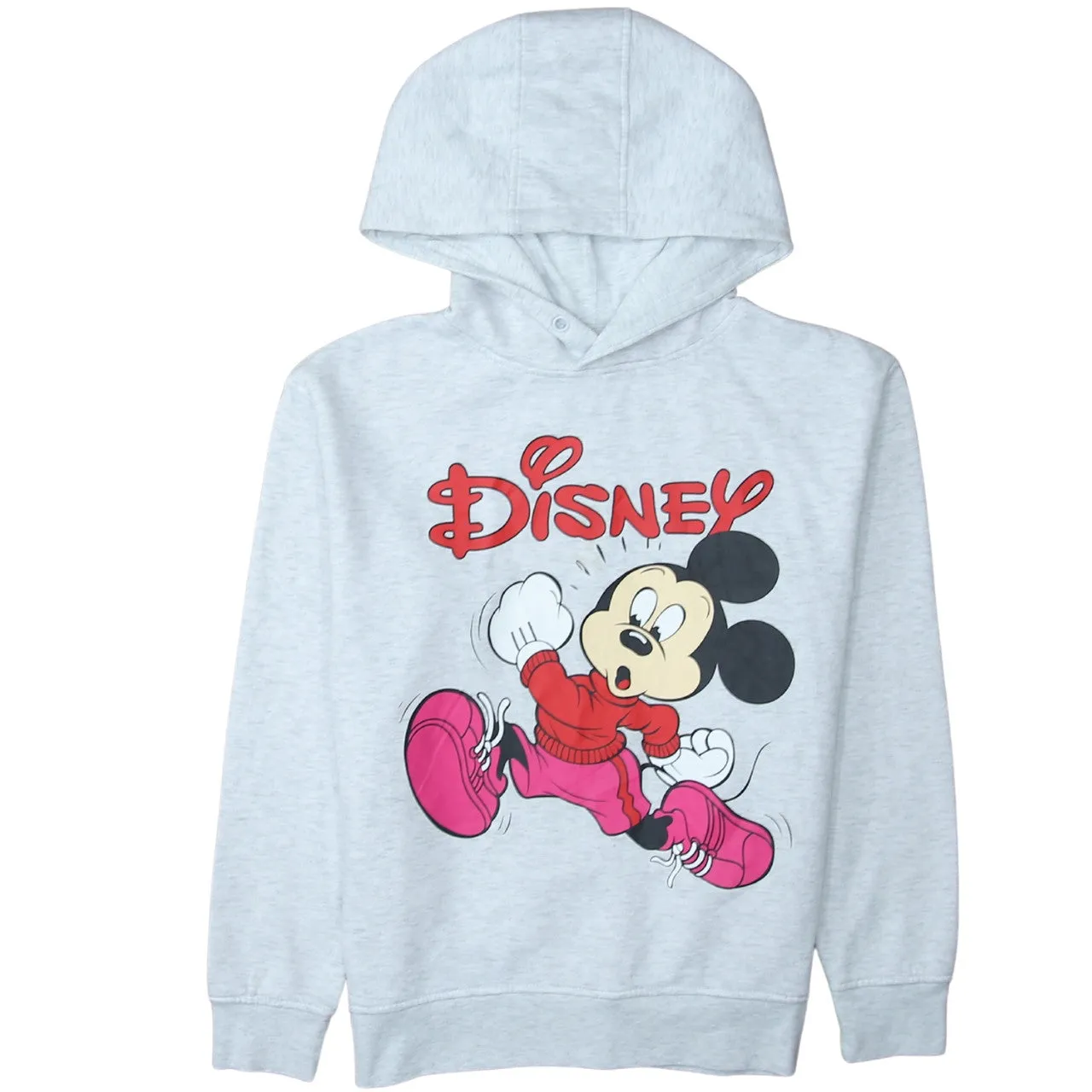Disney 90's Mickey Mouse Pullover Hoodie Small Grey sold by Vintage Club
