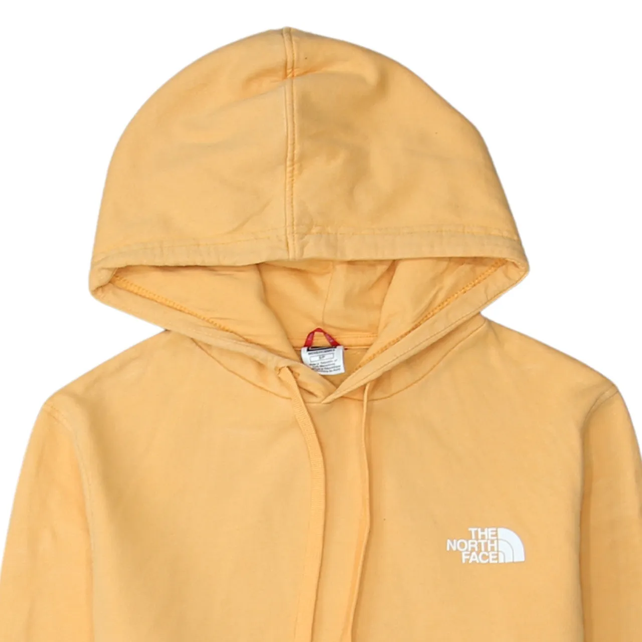 The North Face Mustard Yellow Hoodie Men's Small Embroidered Logo Everest Back Print Pullover Sweatshirt sold by Vintage Club product image thumbnail 3