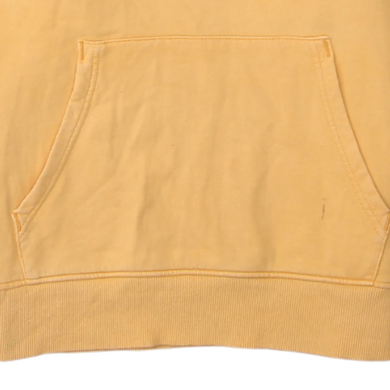 The North Face Mustard Yellow Hoodie Men's Small Embroidered Logo Everest Back Print Pullover Sweatshirt sold by Vintage Club product image thumbnail 4