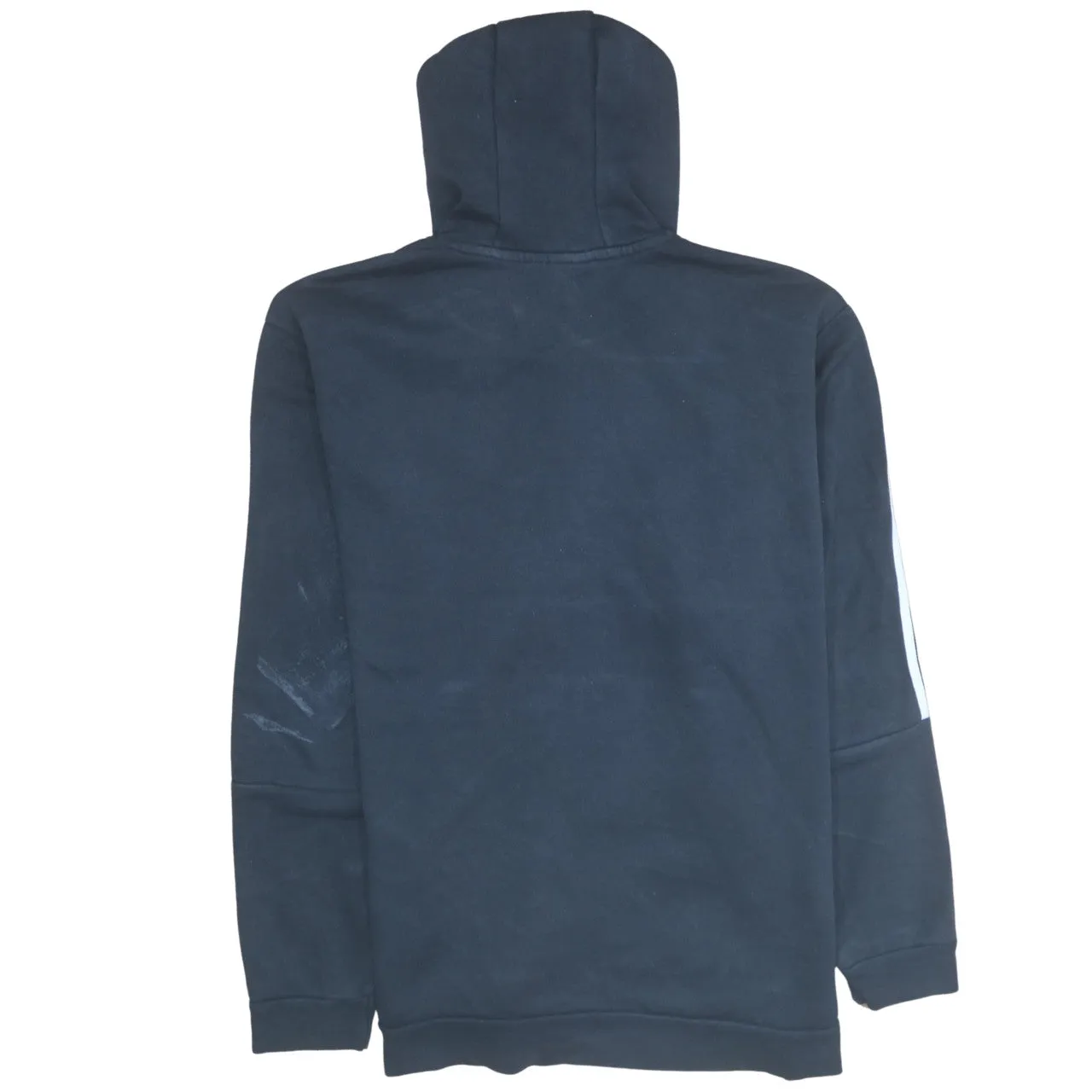 Adidas 90's Striped Sleeve Pullover Hoodie XXXLarge (3XL) Black sold by Vintage Club product image thumbnail 2