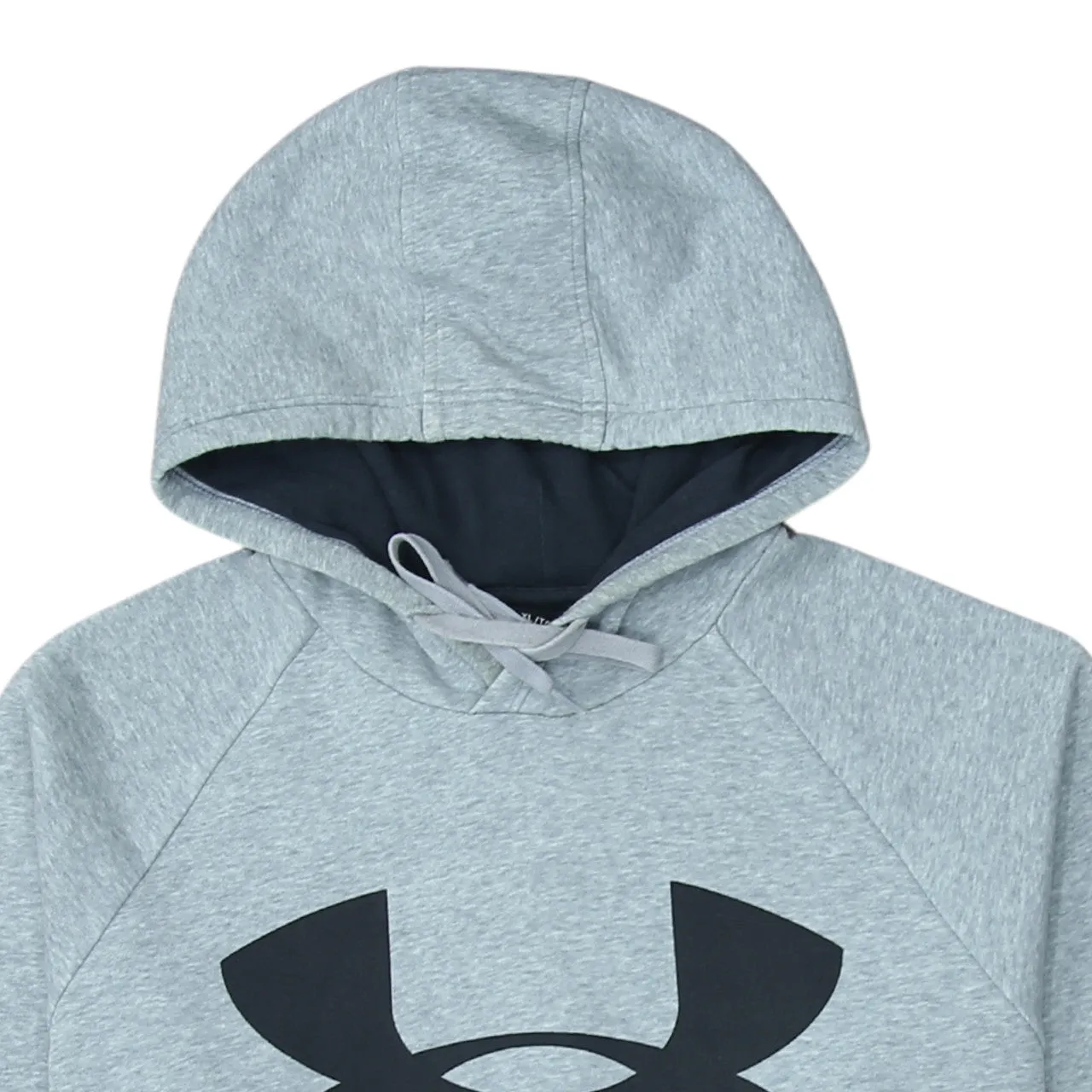 Under Armour Light Grey Hoodie Women’s XLarge Printed Logo Front Pocket Pullover Sweatshirt sold by Vintage Club product image thumbnail 3