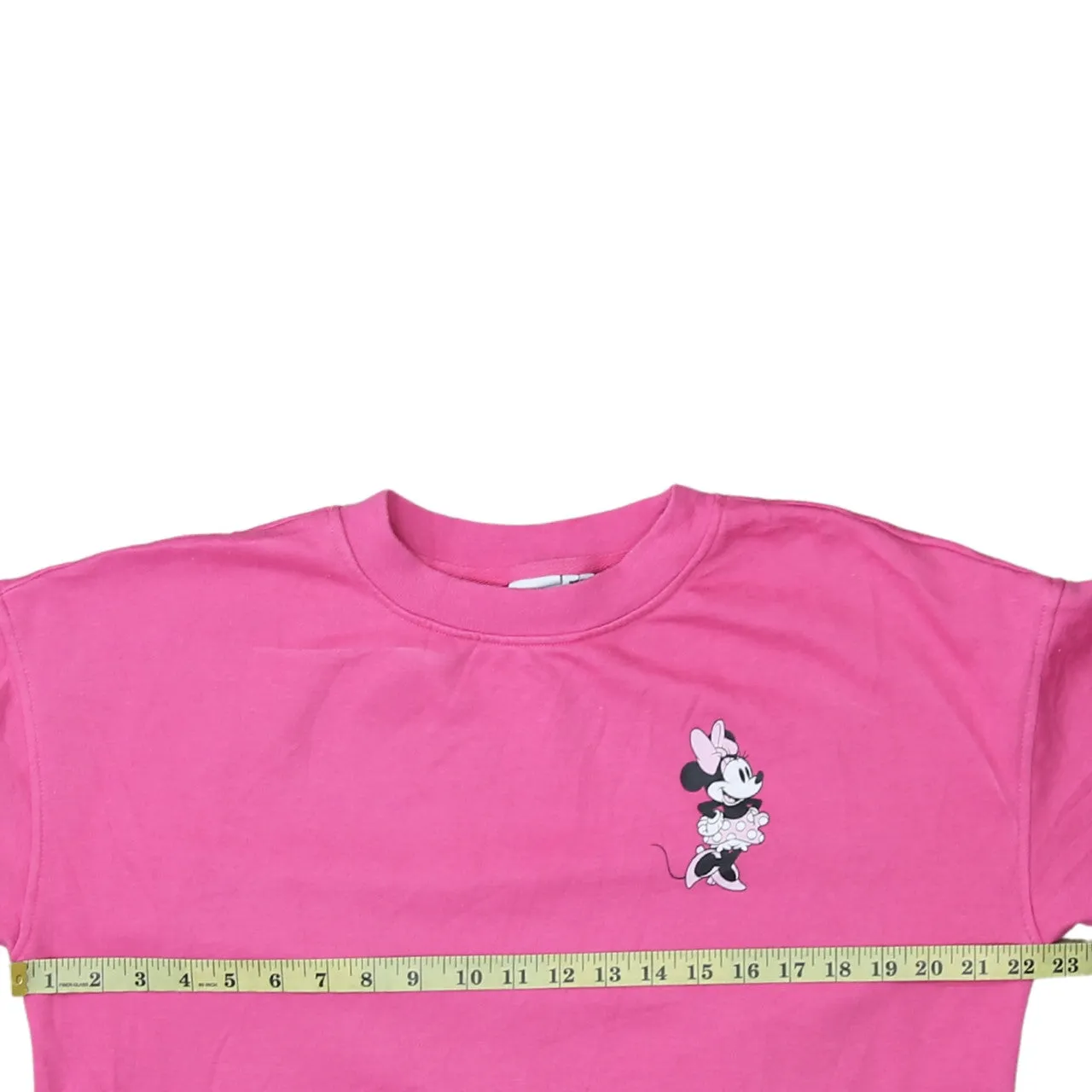 Disney 90's Minnie Mouse Crew Neck Sweatshirt Small Pink sold by Vintage Club product image thumbnail 5