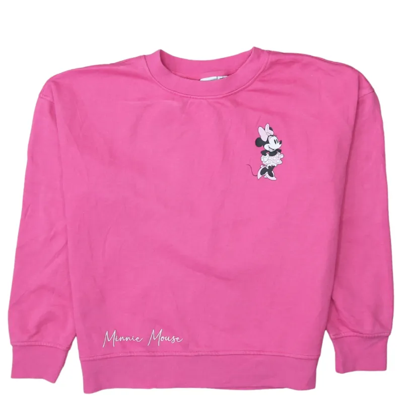 Disney 90's Minnie Mouse Crew Neck Sweatshirt Small Pink sold by Vintage Club