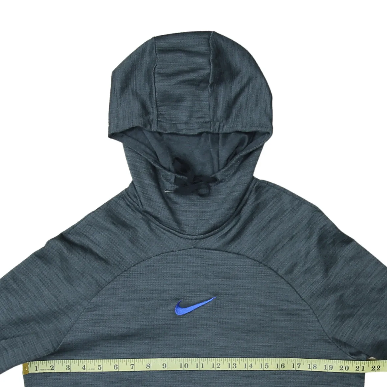 Nike 90's Center Middle Swoosh Pullover Hoodie XLarge Black sold by Vintage Club product image thumbnail 5