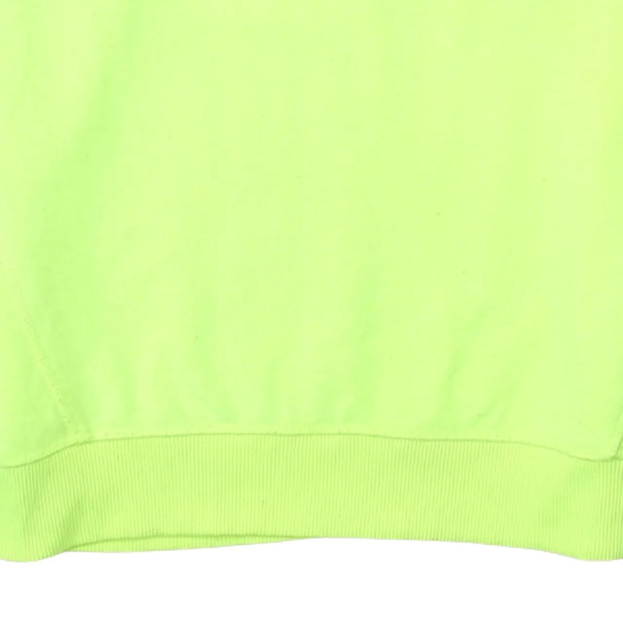 Tommy Hilfiger Neon Green Hoodie Men’s XSmall Printed Logo Ribbed Cuffs Pullover Sweatshirt sold by Vintage Club product image thumbnail 4