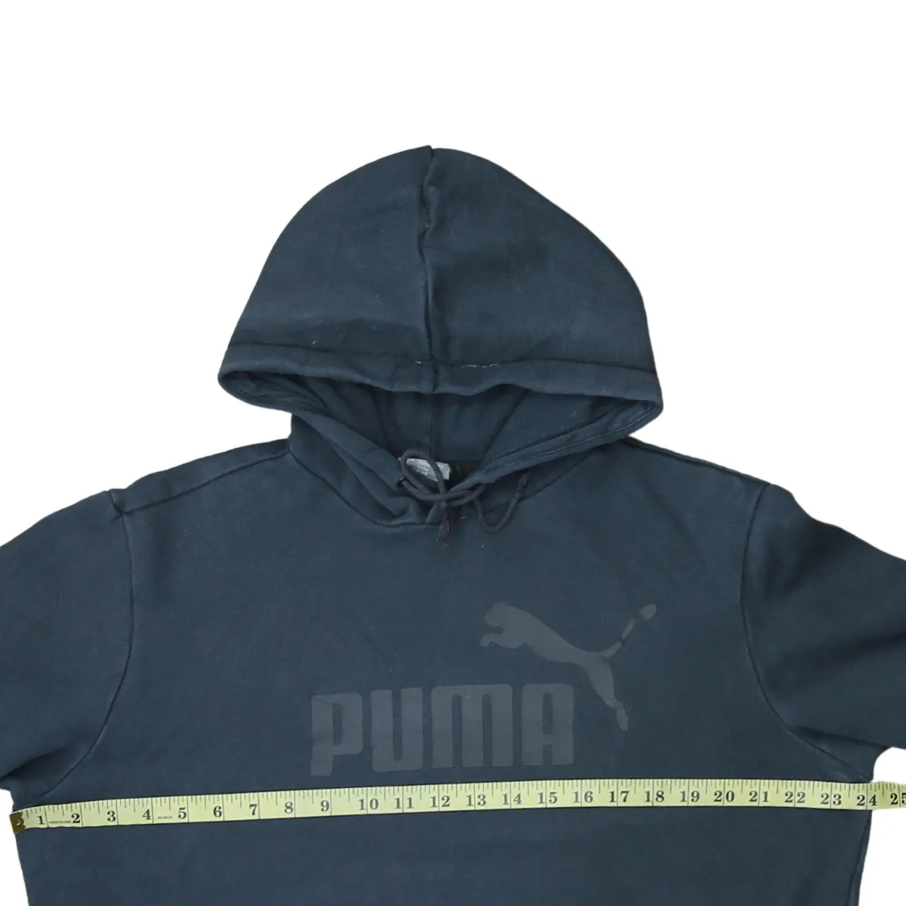 Puma 90's Spellout Pullover Hoodie Large Black sold by Vintage Club product image thumbnail 5