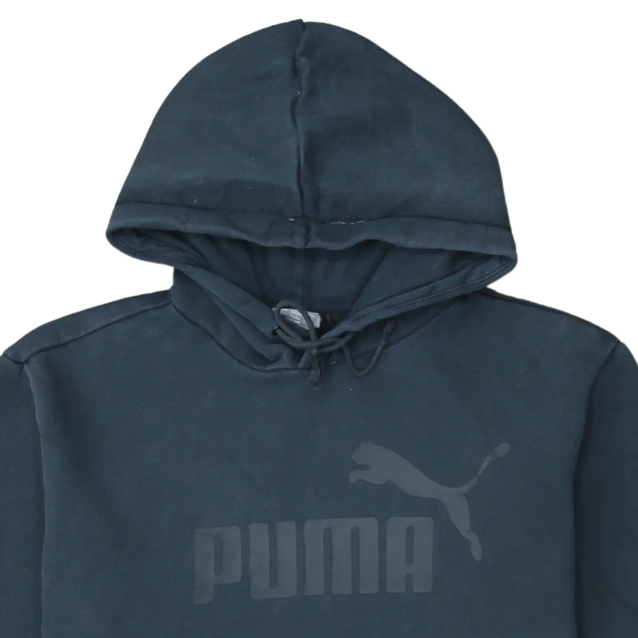 Puma 90's Spellout Pullover Hoodie Large Black sold by Vintage Club product image thumbnail 3