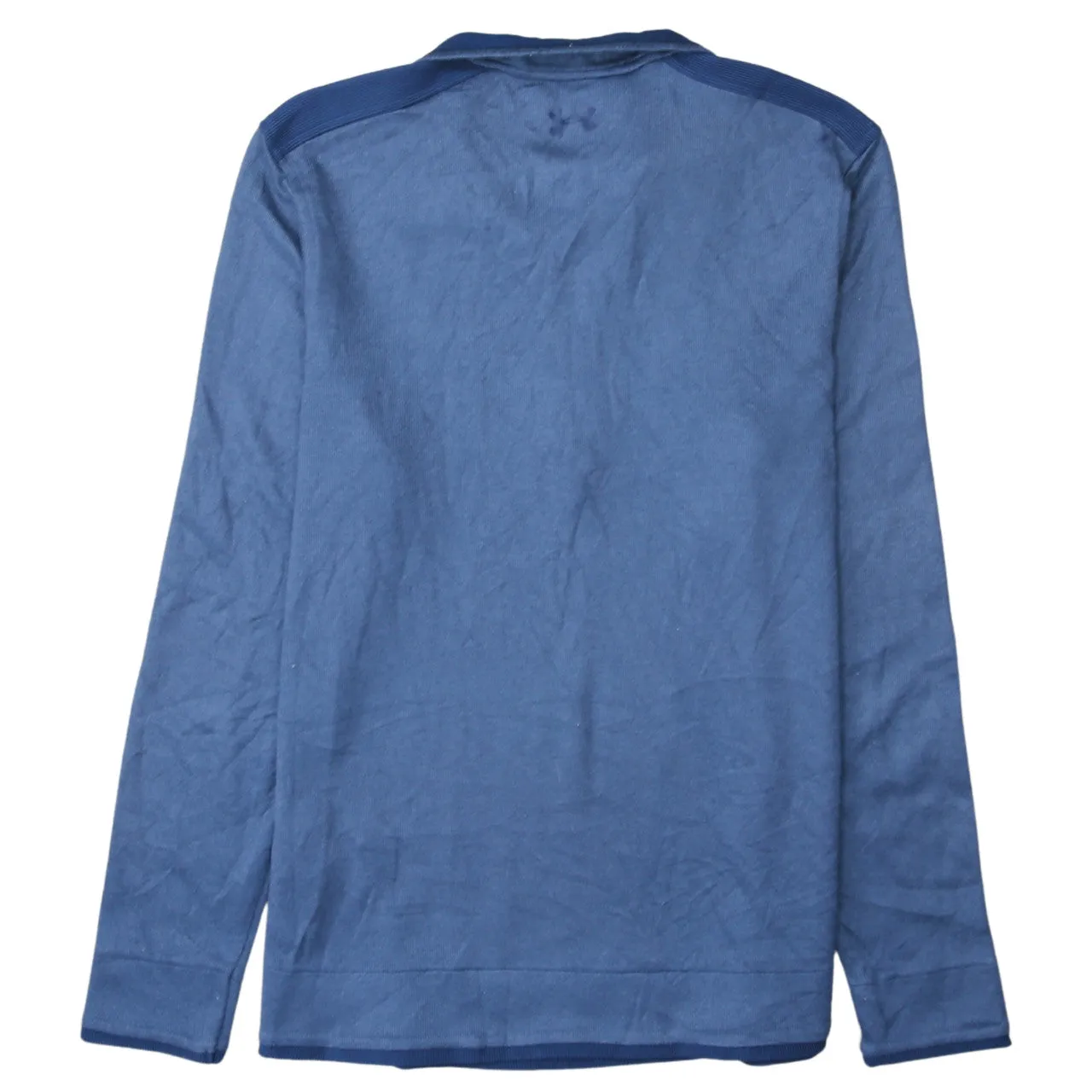 Under Armour 90's Lightweight Quarter Zip Sweatshirt Medium Blue sold by Vintage Club product image thumbnail 2