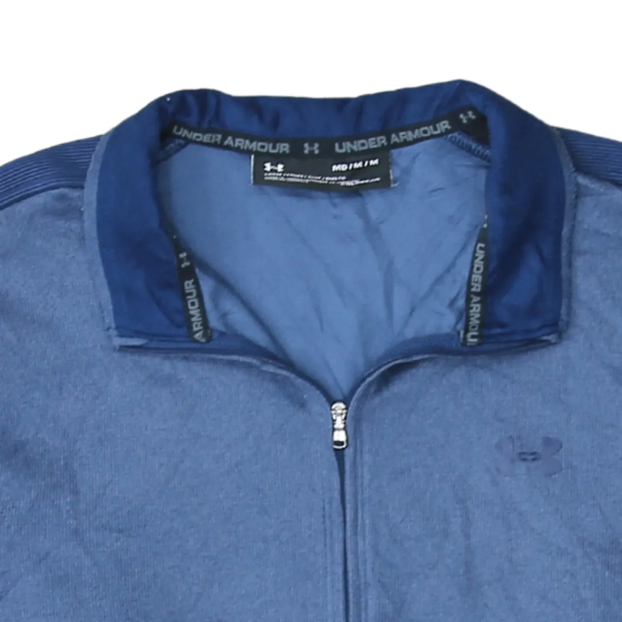 Under Armour 90's Lightweight Quarter Zip Sweatshirt Medium Blue sold by Vintage Club product image thumbnail 3