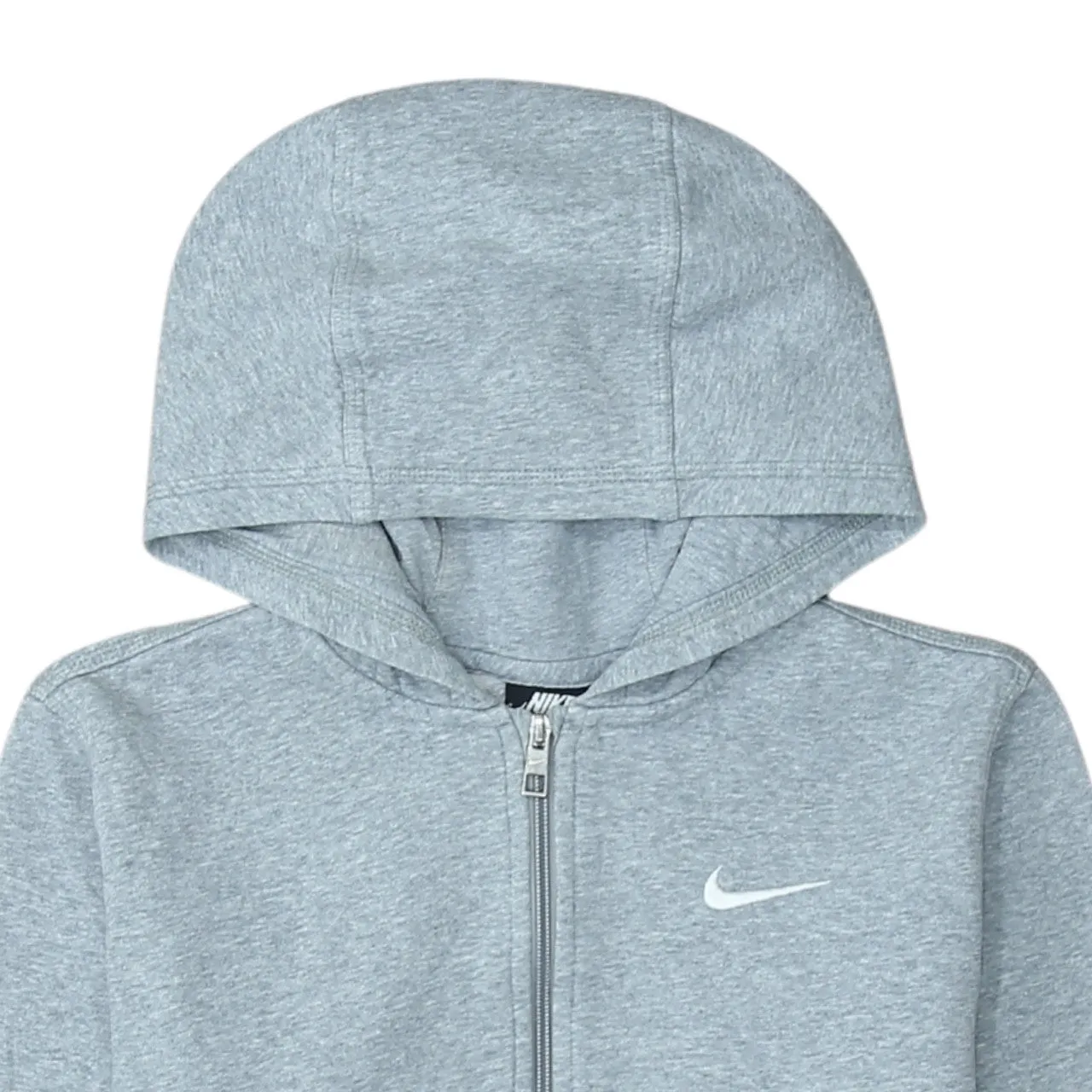 Nike 90's Swoosh Full Zip Up Hoodie XLarge Grey sold by Vintage Club product image thumbnail 3