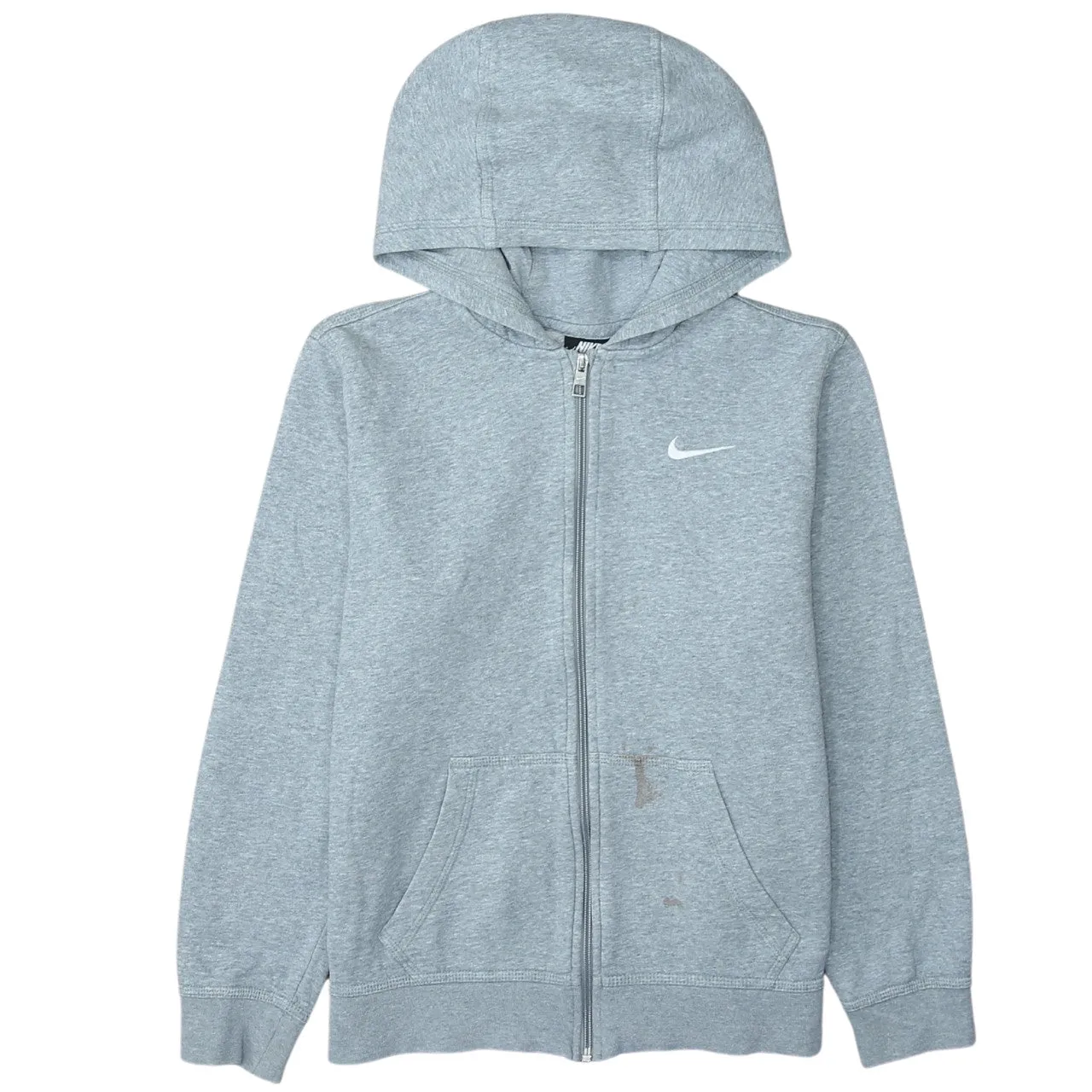 Nike 90's Swoosh Full Zip Up Hoodie XLarge Grey sold by Vintage Club