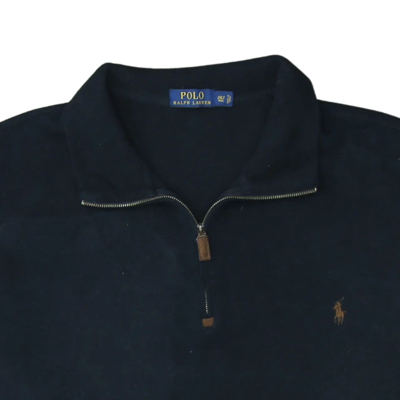 Polo Ralph Lauren 90's Lightweight Quarter Zip Sweatshirt XXLarge (2XL) Black sold by Vintage Club product image thumbnail 3