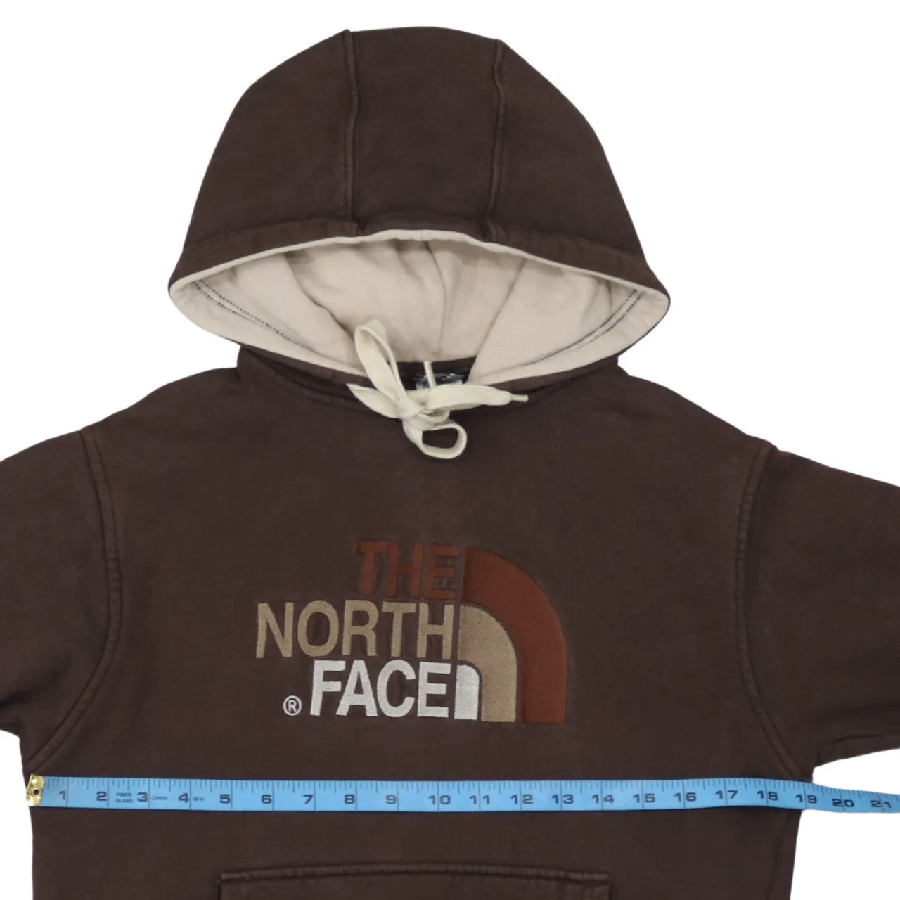 The North Face 90's Spellout Pullover Hoodie Small Brown sold by Vintage Club product image thumbnail 5