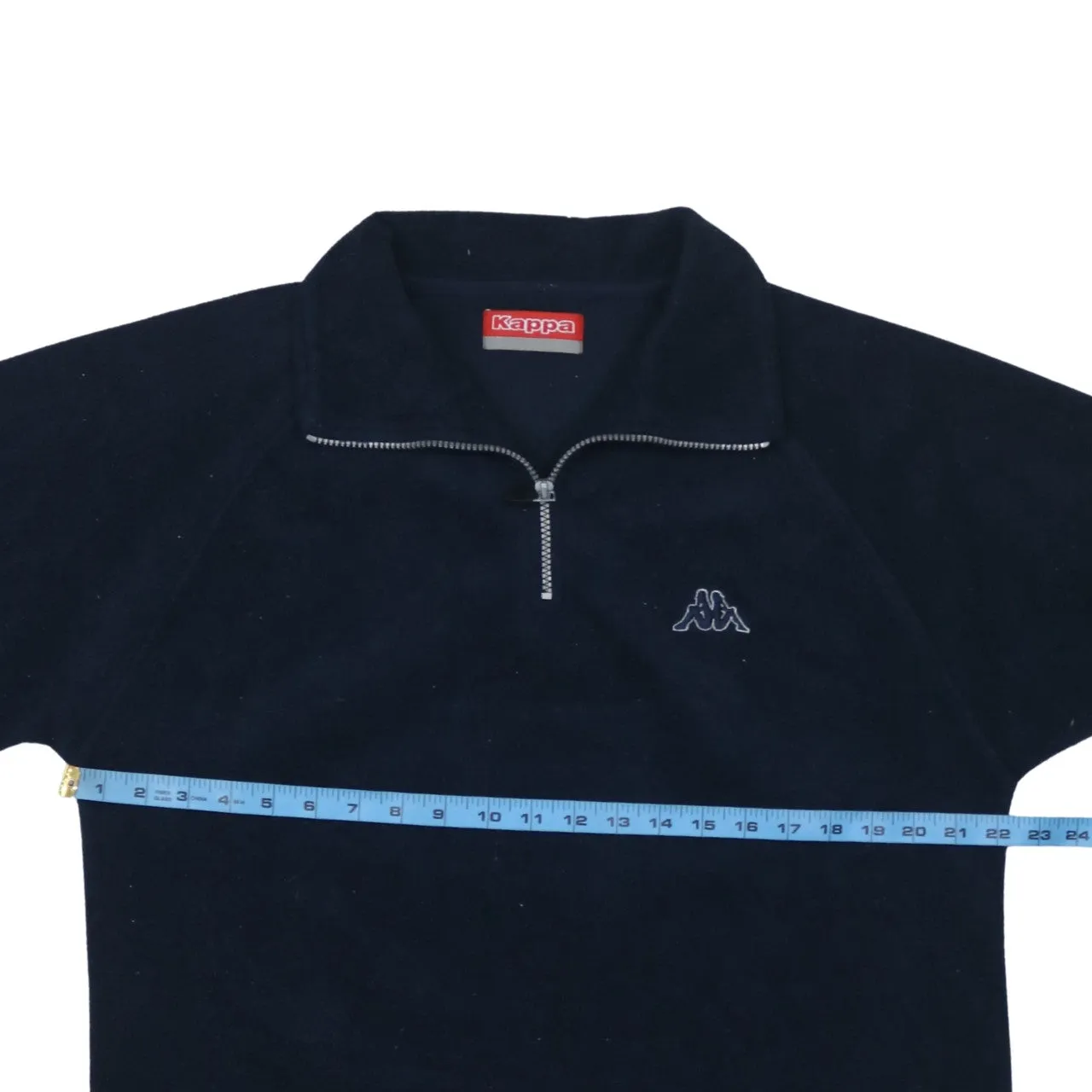 Kappa 90's Hiking Warm Quarter Zip Fleece Jumper Medium Navy Blue sold by Vintage Club product image thumbnail 5
