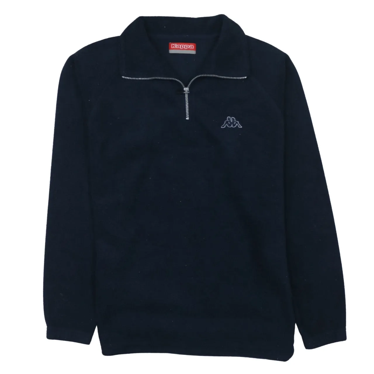 Kappa 90's Hiking Warm Quarter Zip Fleece Jumper Medium Navy Blue sold by Vintage Club