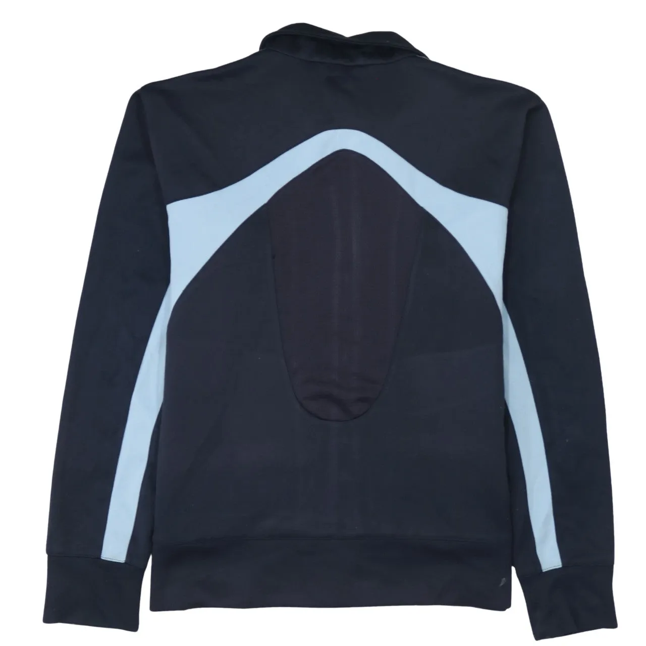 Adidas 90's Striped Sleeve Full Zip Up Sweatshirt Large Navy Blue sold by Vintage Club product image thumbnail 2