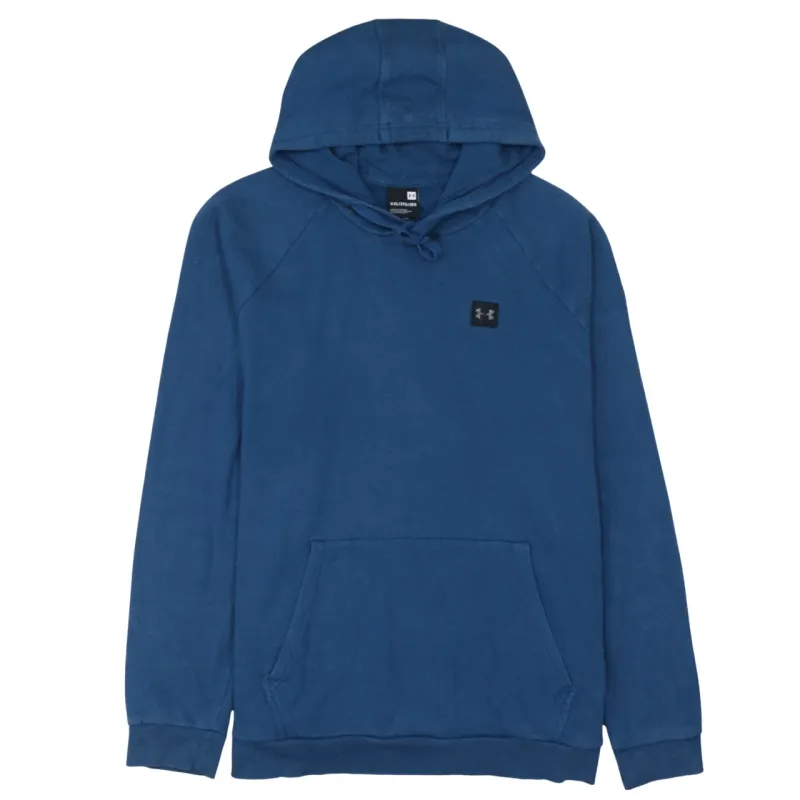 Under Armour Blue Hoodie Women’s XXLarge Small Chest Logo Front Pocket Pullover Sweatshirt made by Under Armour