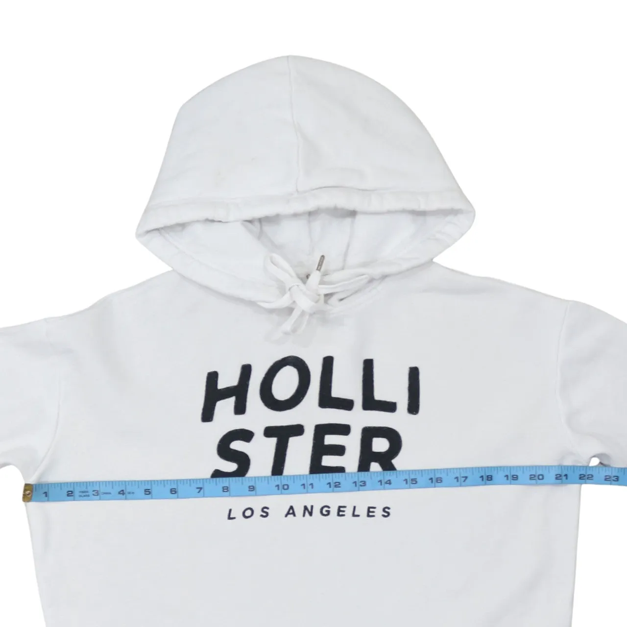 Hollister 90's Spellout Pullover Hoodie Medium White sold by Vintage Club product image thumbnail 5