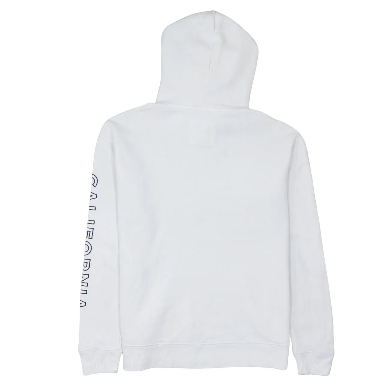 Hollister 90's Spellout Pullover Hoodie Medium White sold by Vintage Club product image thumbnail 2