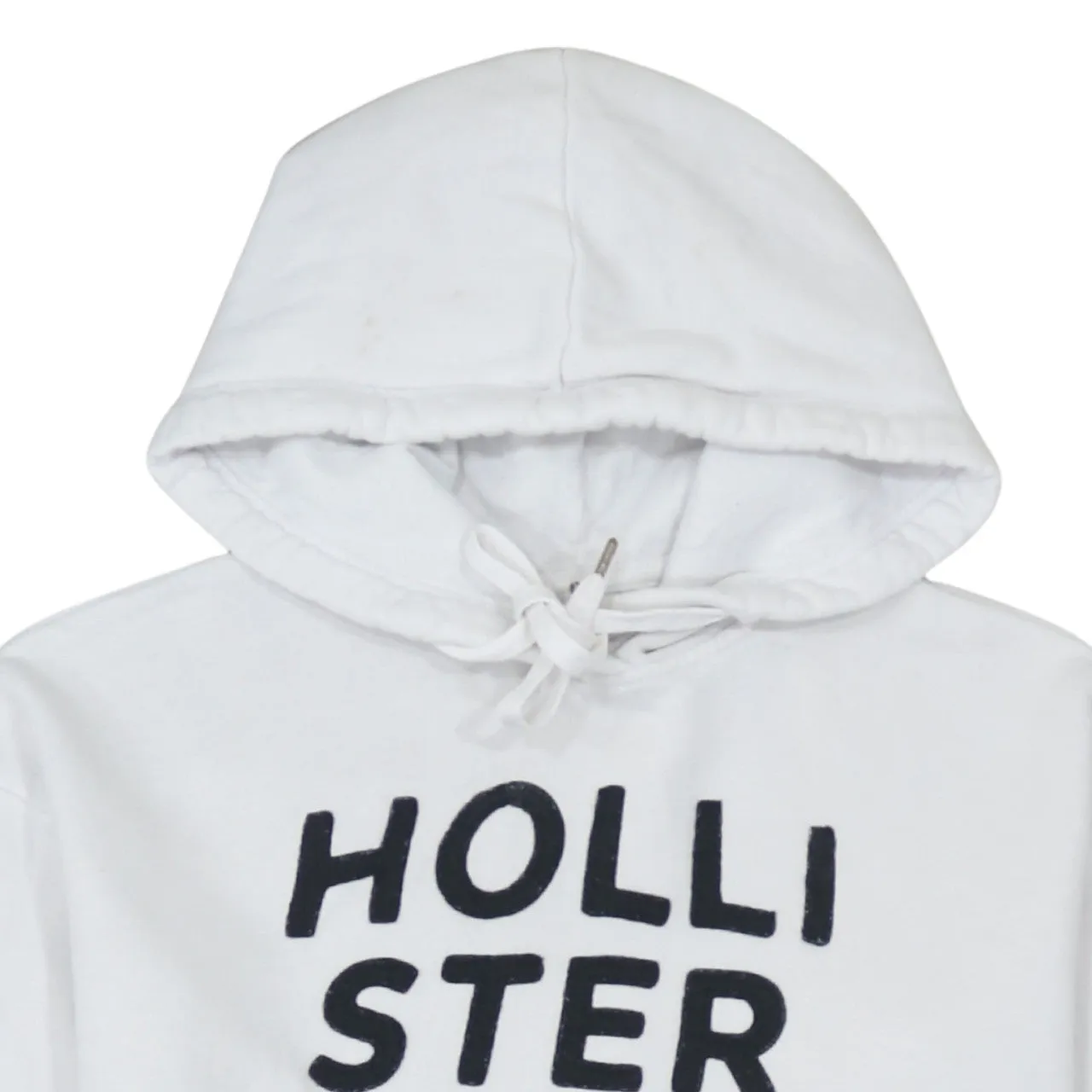 Hollister 90's Spellout Pullover Hoodie Medium White sold by Vintage Club product image thumbnail 3