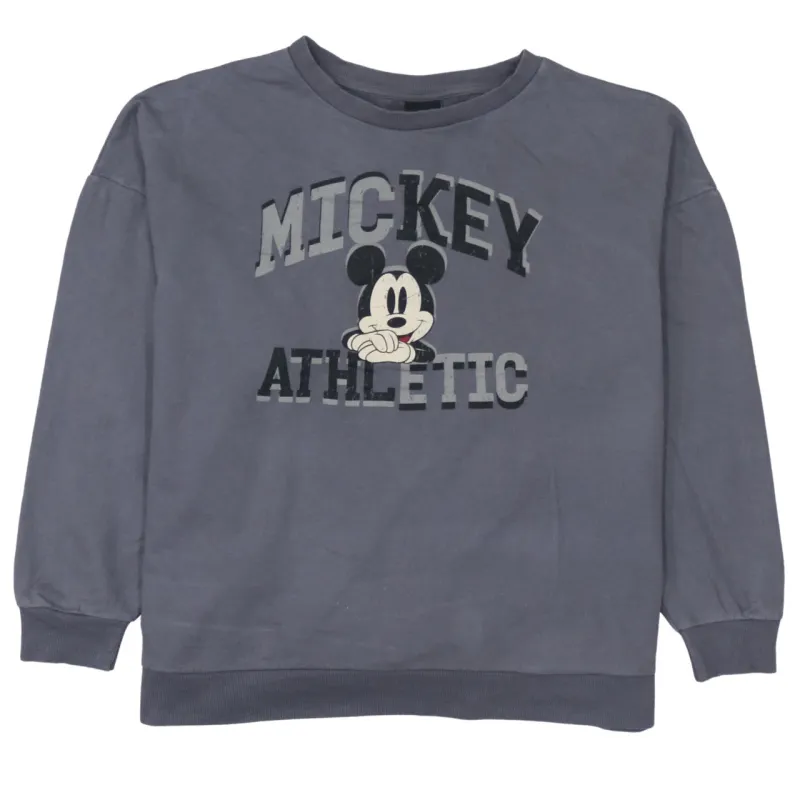 Disney 90's Mickey Mouse Crew Neck Sweatshirt XXLarge  Grey sold by Vintage Club