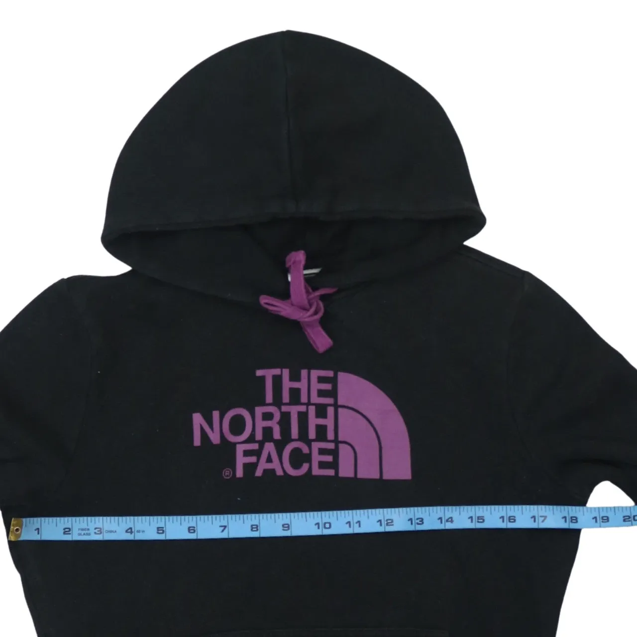 The North Face 90's Spellout Pullover Hoodie Small Black sold by Vintage Club product image thumbnail 5