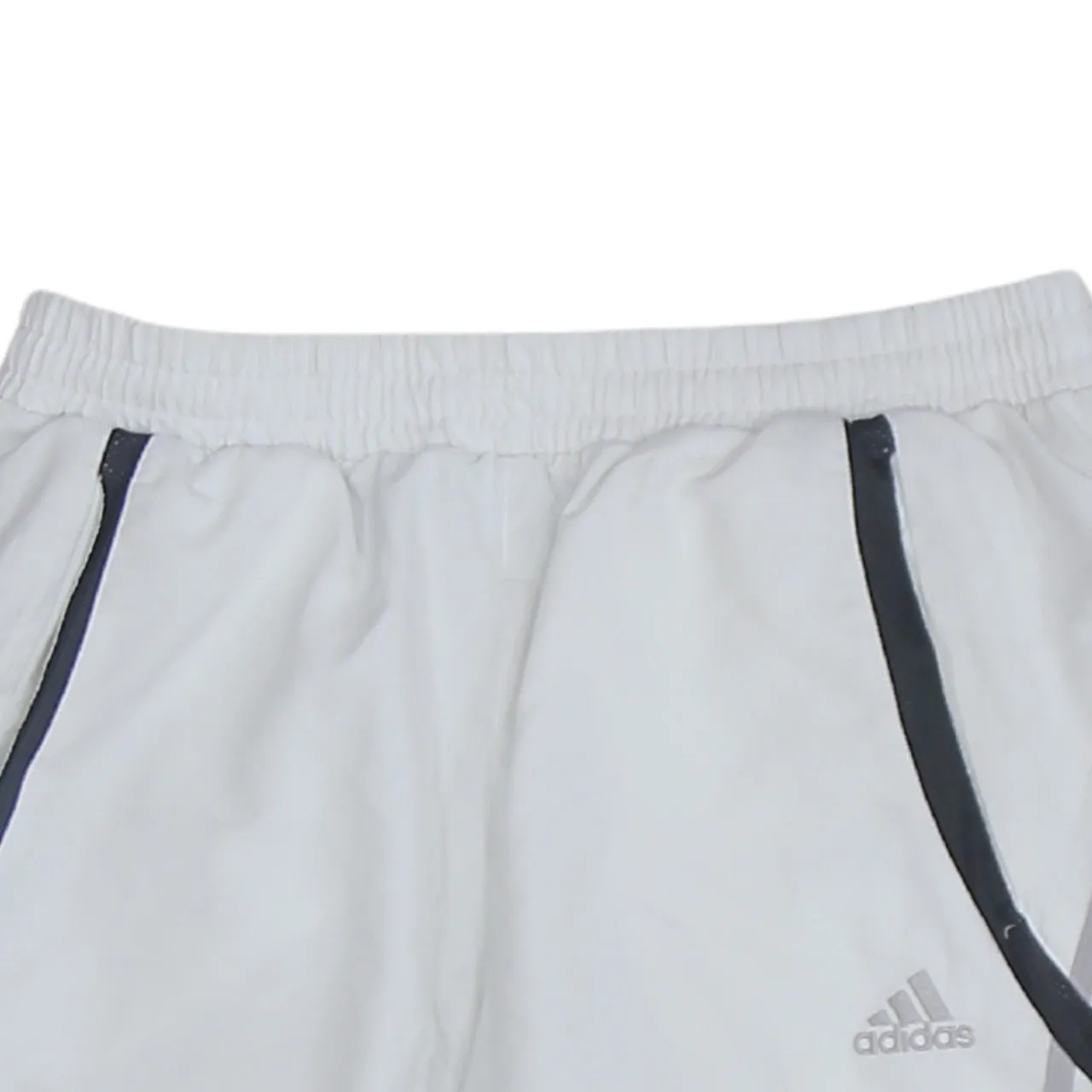 Adidas 90's Elasticated Waistband Drawstrings Baggy Chino Shorts Medium White sold by Vintage Club product image thumbnail 3