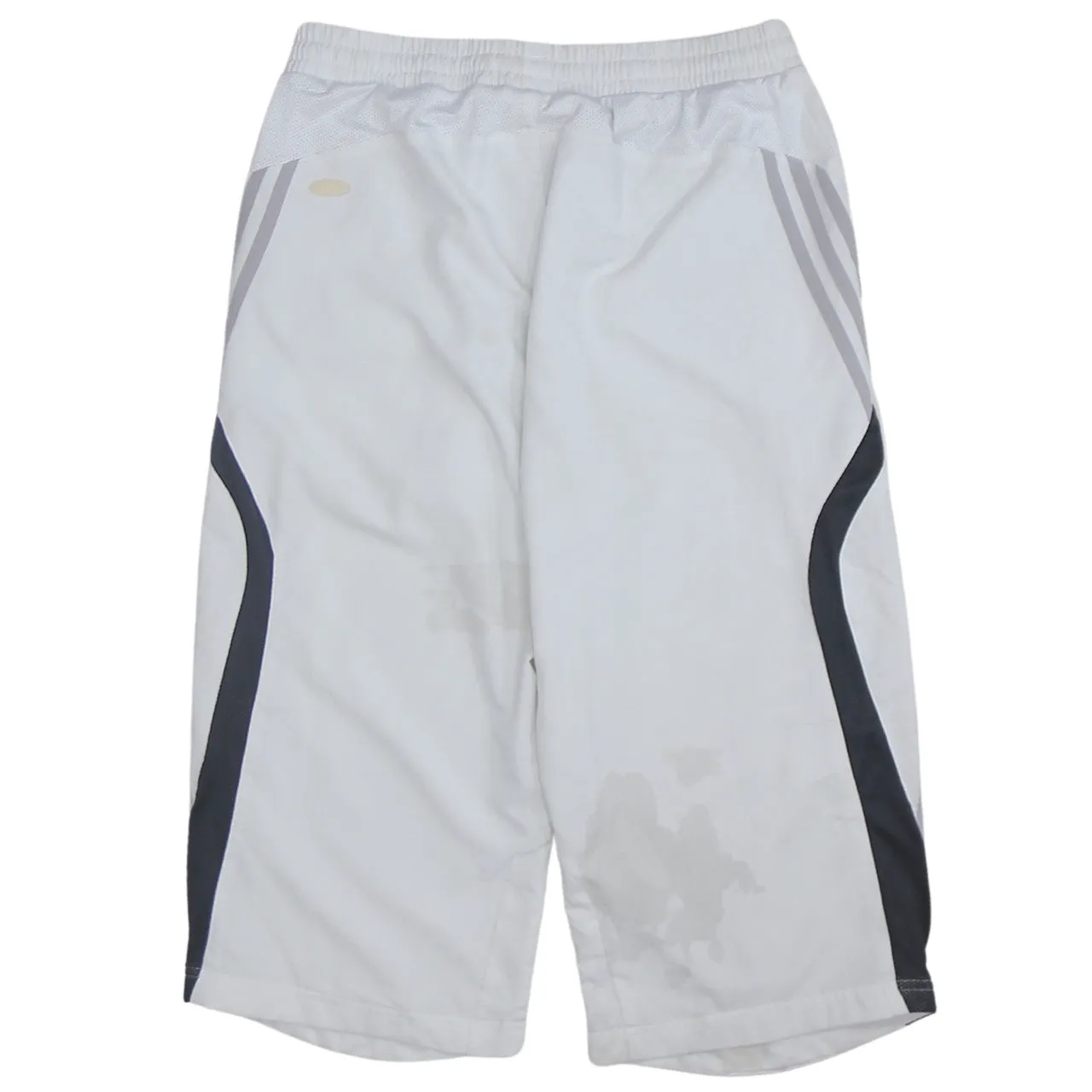 Adidas 90's Elasticated Waistband Drawstrings Baggy Chino Shorts Medium White sold by Vintage Club product image thumbnail 2