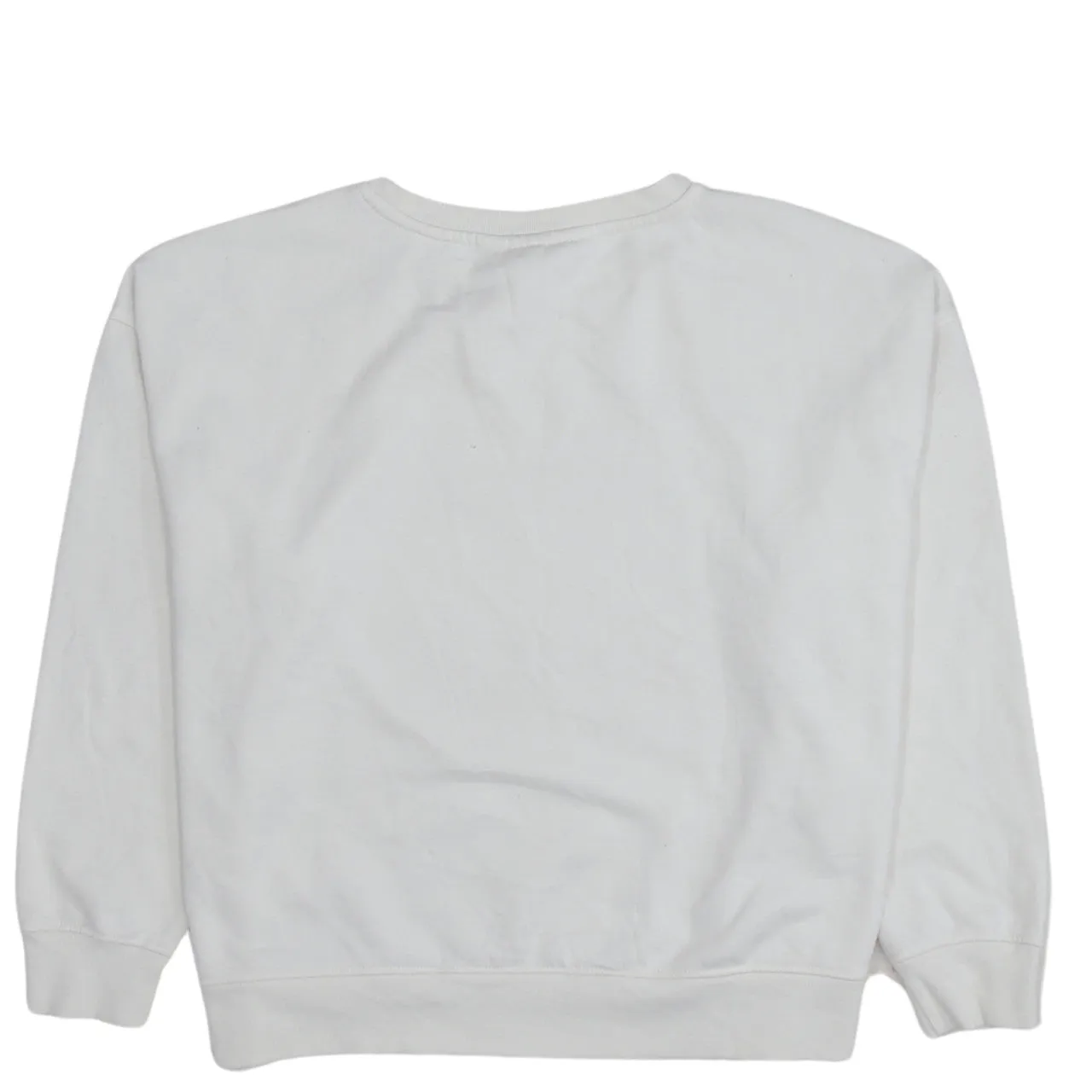 Disney Cream Sweatshirt Women's Large Printed Mickey Mouse Graphic Fleece Pullover Top sold by Vintage Club product image thumbnail 2