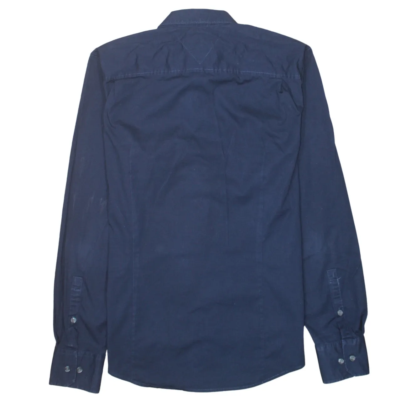 Tommy Hilfiger 90's Long Sleeve Button Up Shirt Large Navy Blue sold by Vintage Club product image thumbnail 2