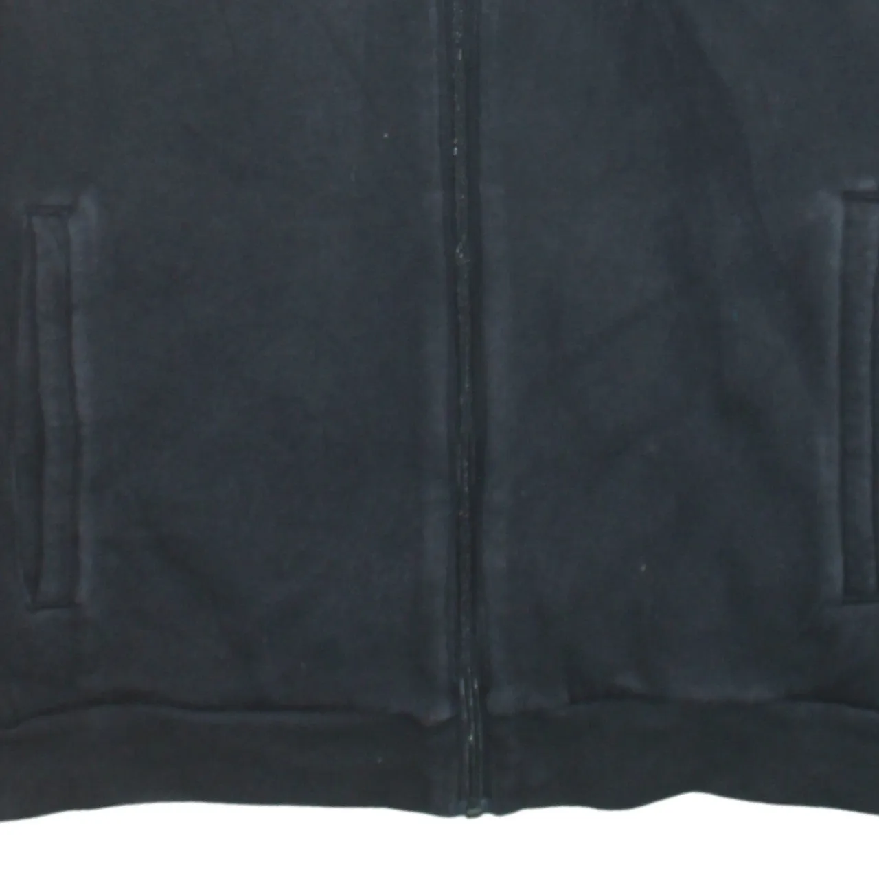 Adidas 90's Striped Sleeve Full Zip Up Hoodie Large Black sold by Vintage Club product image thumbnail 4