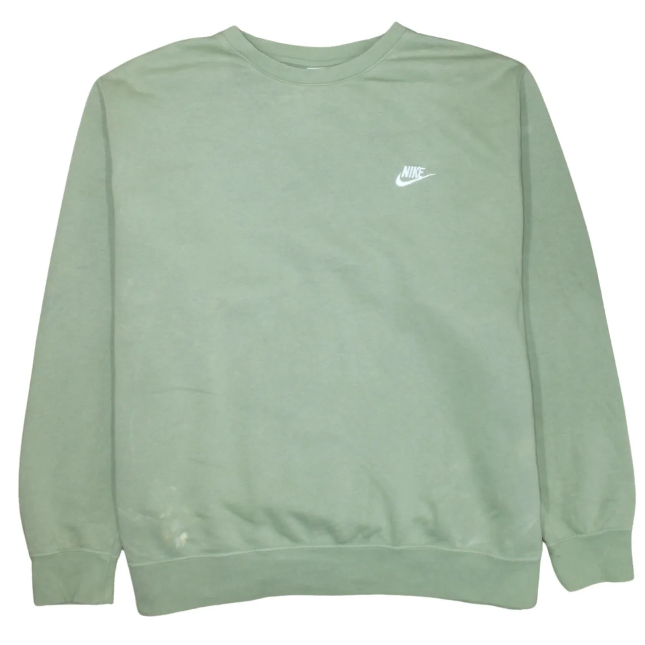 Nike 90's Swoosh Crew Neck Sweatshirt XXLarge (2XL) Green sold by Vintage Club