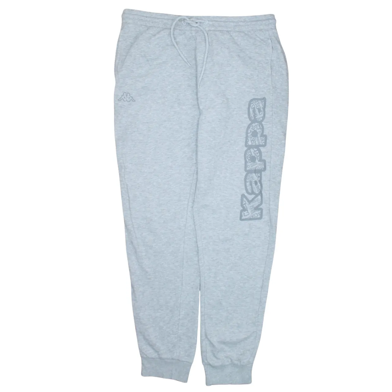 Kappa 90's Rib Cuff Casual Joggers / Sweatpants 34 Grey sold by Vintage Club