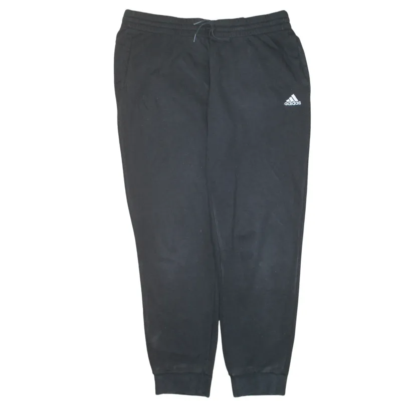 Adidas 90's Elasticated Waistband Drawstrings Casual Joggers / Sweatpants XLarge Black sold by Vintage Club