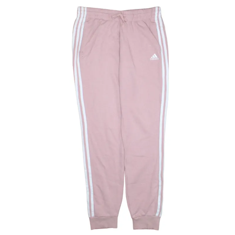 Adidas 90's 3 Stripes Casual Joggers / Sweatpants Medium Pink sold by Vintage Club