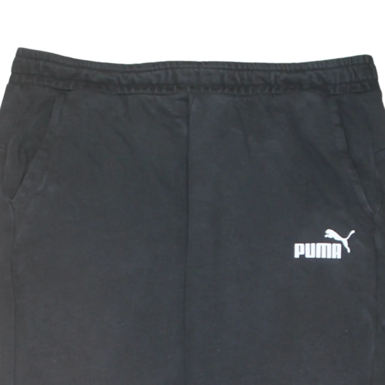 Puma 90's Elasticated Waistband Drawstrings Straight Leg Baggy Trousers / Pants Large Black sold by Vintage Club product image thumbnail 3
