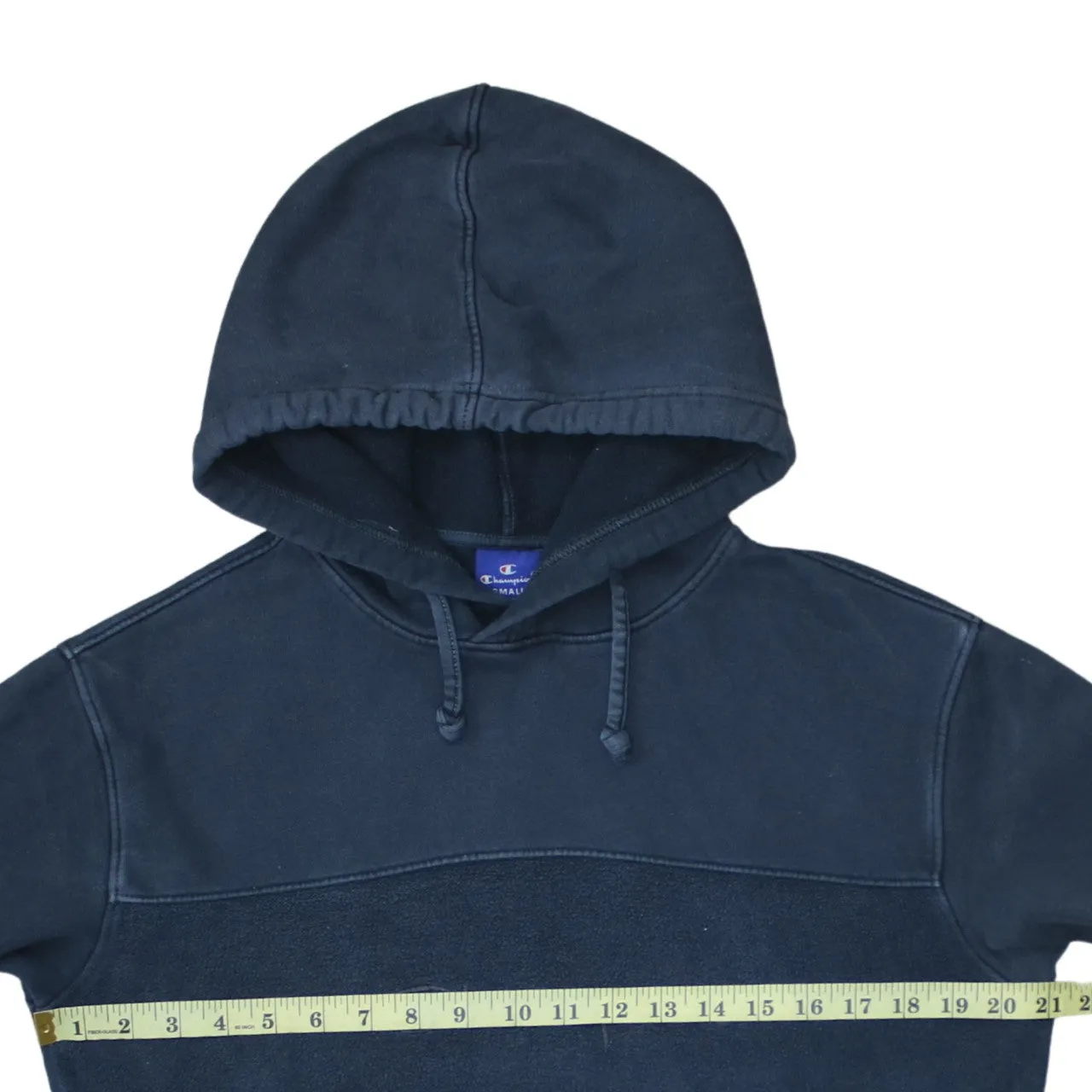 Champion 90's Drawstring Pockets Pullover Hoodie Small Navy Blue sold by Vintage Club product image thumbnail 5