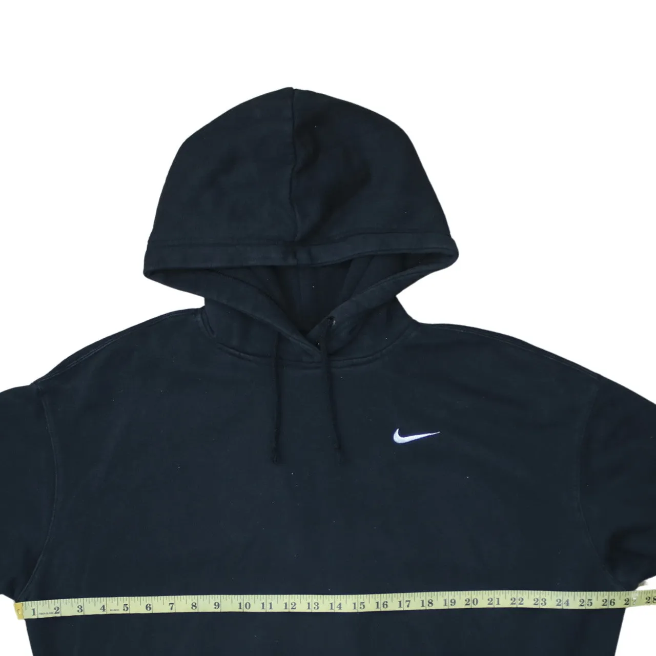 Nike 90's Swoosh Pullover Hoodie Large Black sold by Vintage Club product image thumbnail 5