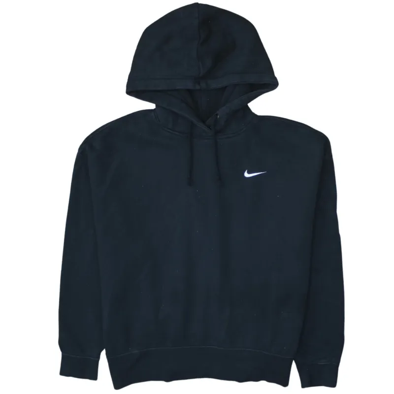 Nike 90's Swoosh Pullover Hoodie Large Black sold by Vintage Club