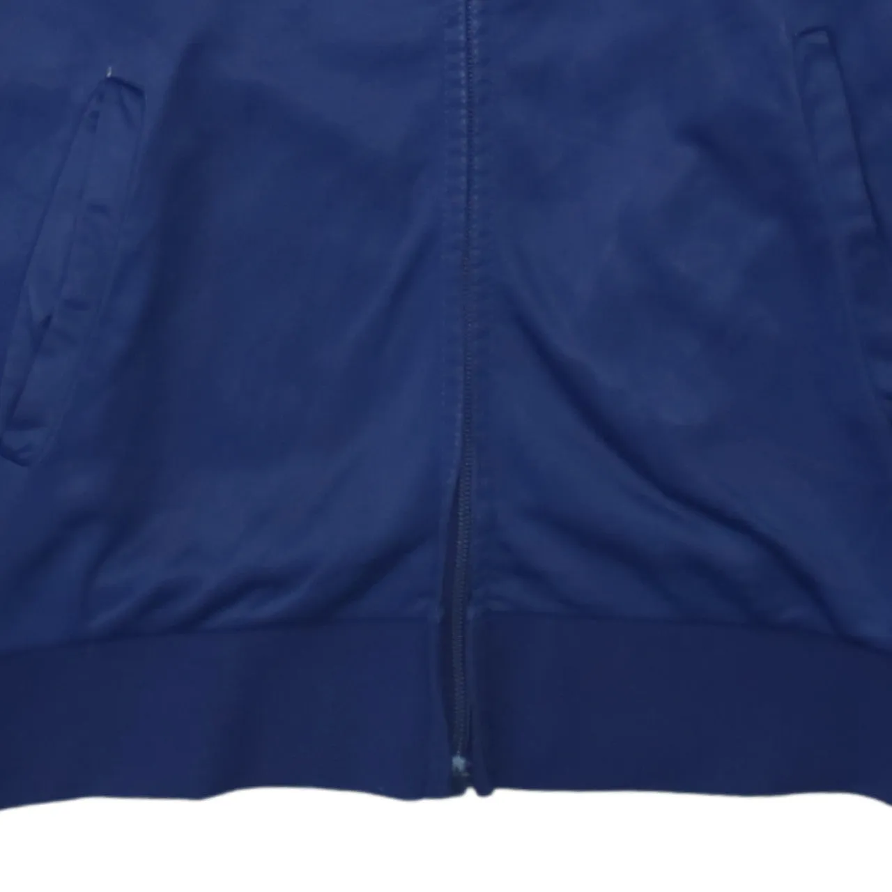 Adidas 90's Striped Sleeve Full Zip Up Sweatshirt Large Navy Blue sold by Vintage Club product image thumbnail 4